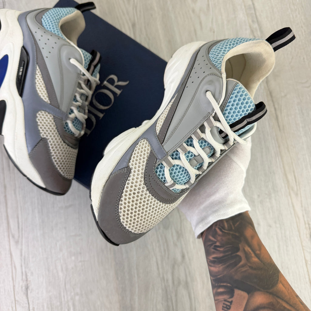 Dior B22 Men’s Baby Blue Runners - 42 (Fit Uk 7.5)