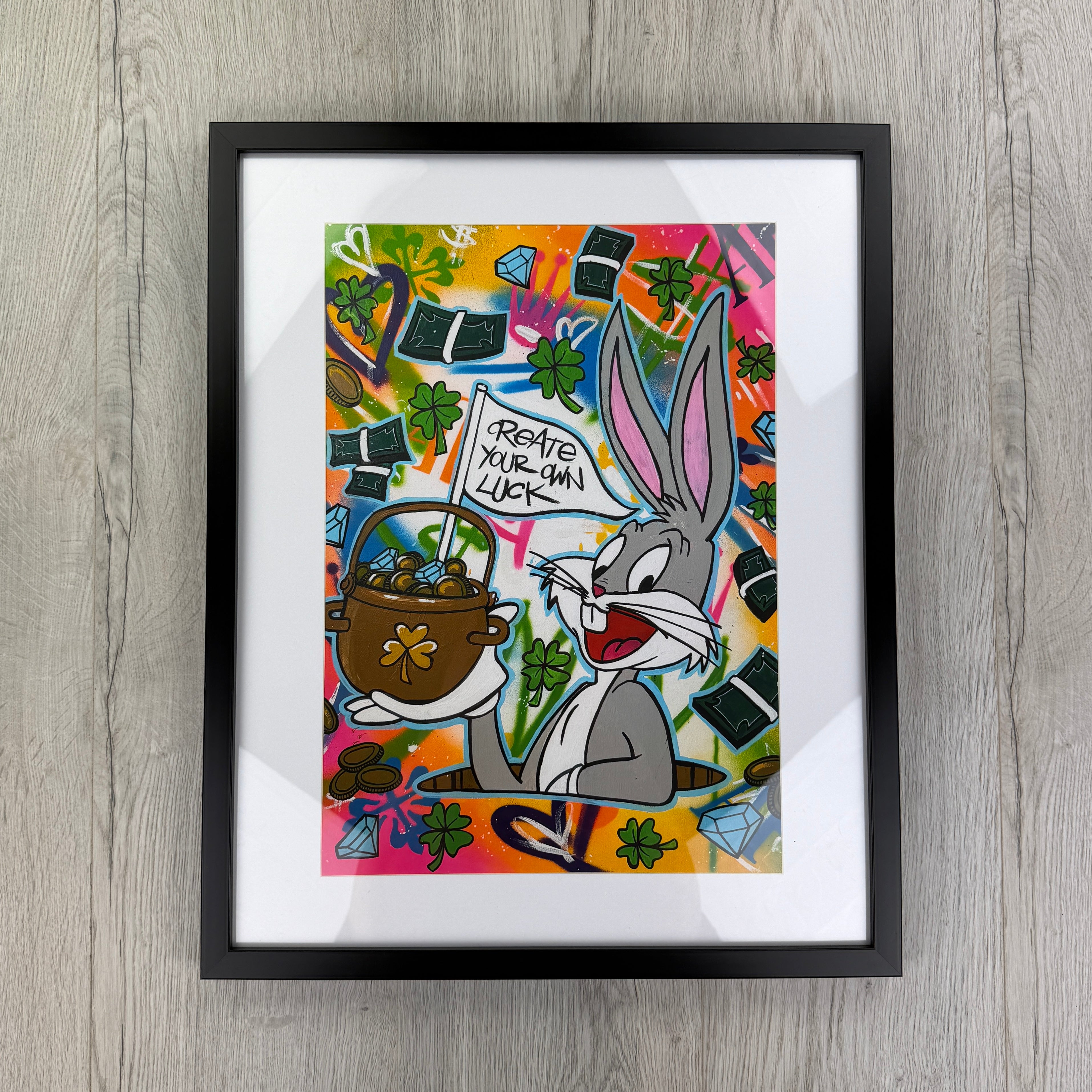 DESIGNER INSPIRED WALL ART - CREATE YOUR OWN LUCK