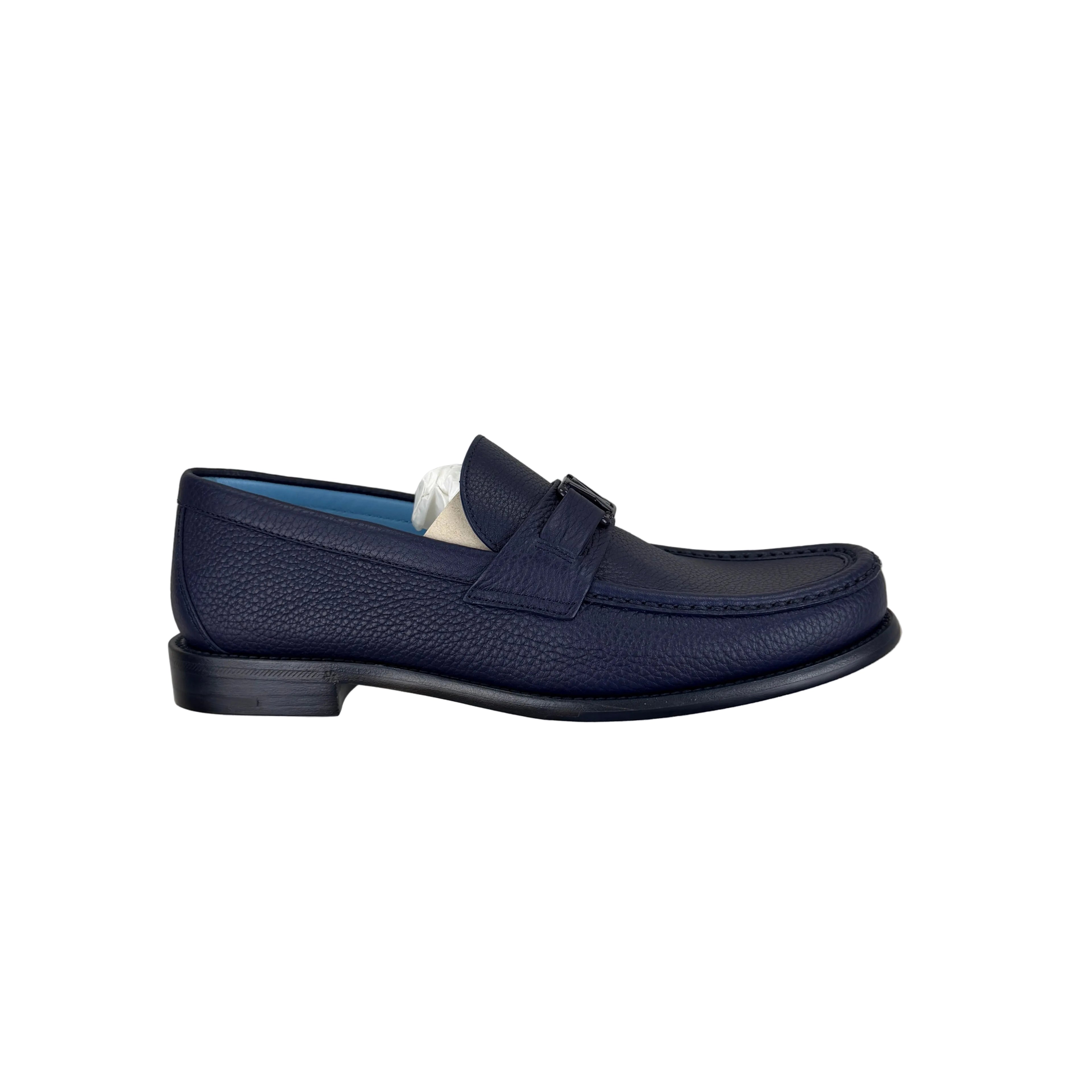 Louis Vuitton Mens Blue Major Loafers - Uk 7.5