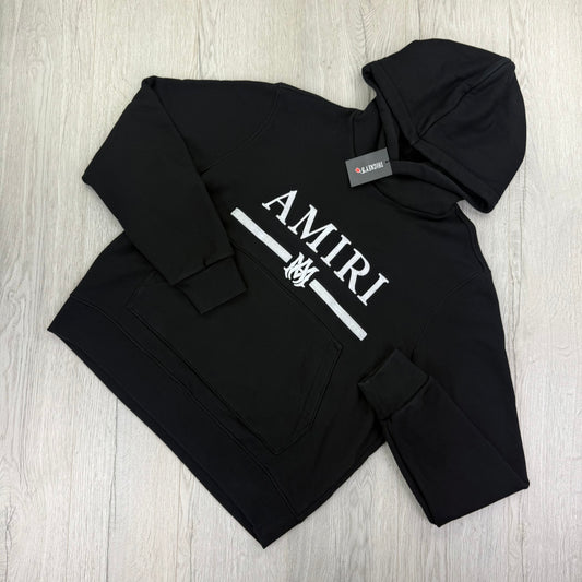 Amiri Men’s Black Pullover Hoodie - Medium