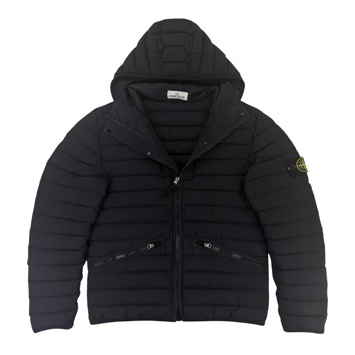 Stone Island Men’s Zip-up Loom Woven Down Jacket - Medium