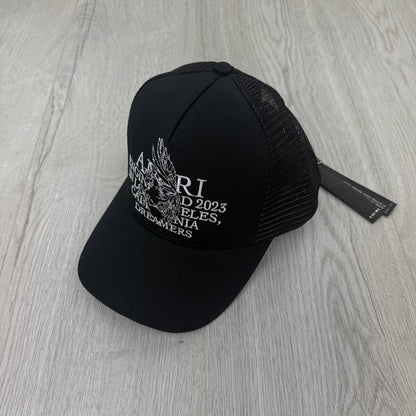 Amiri Men’s Pegasus Black Baseball Cap