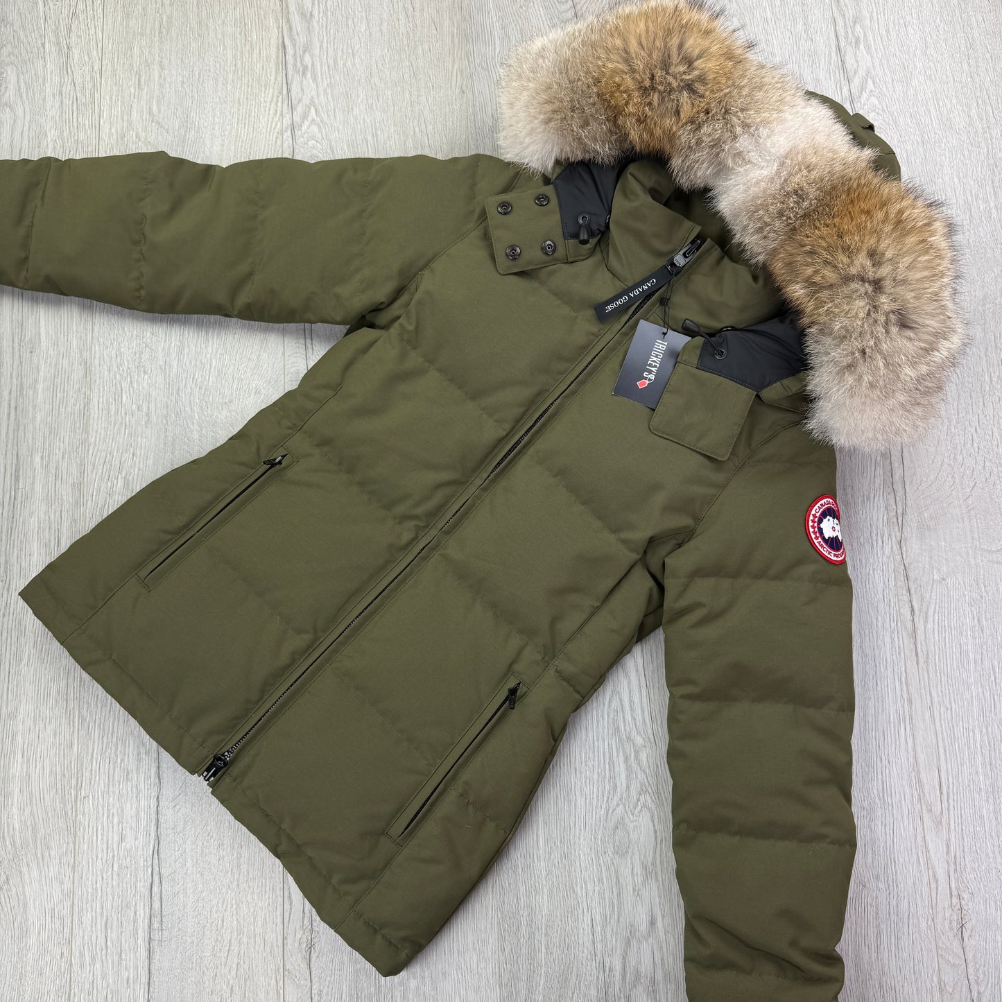 Canada Goose Women’s Khaki Green Chelsea Parker Jacket - XS