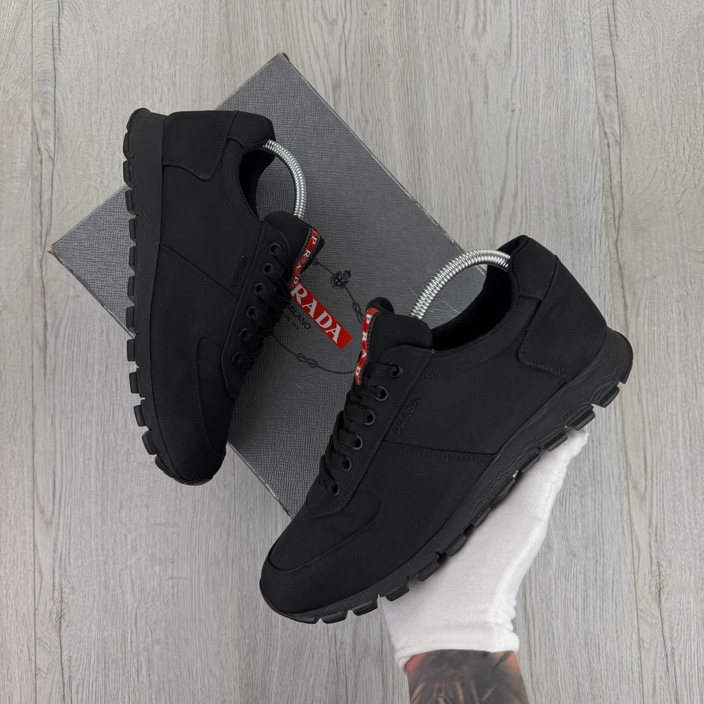 Prada Men’s Black Trainers - Uk 7