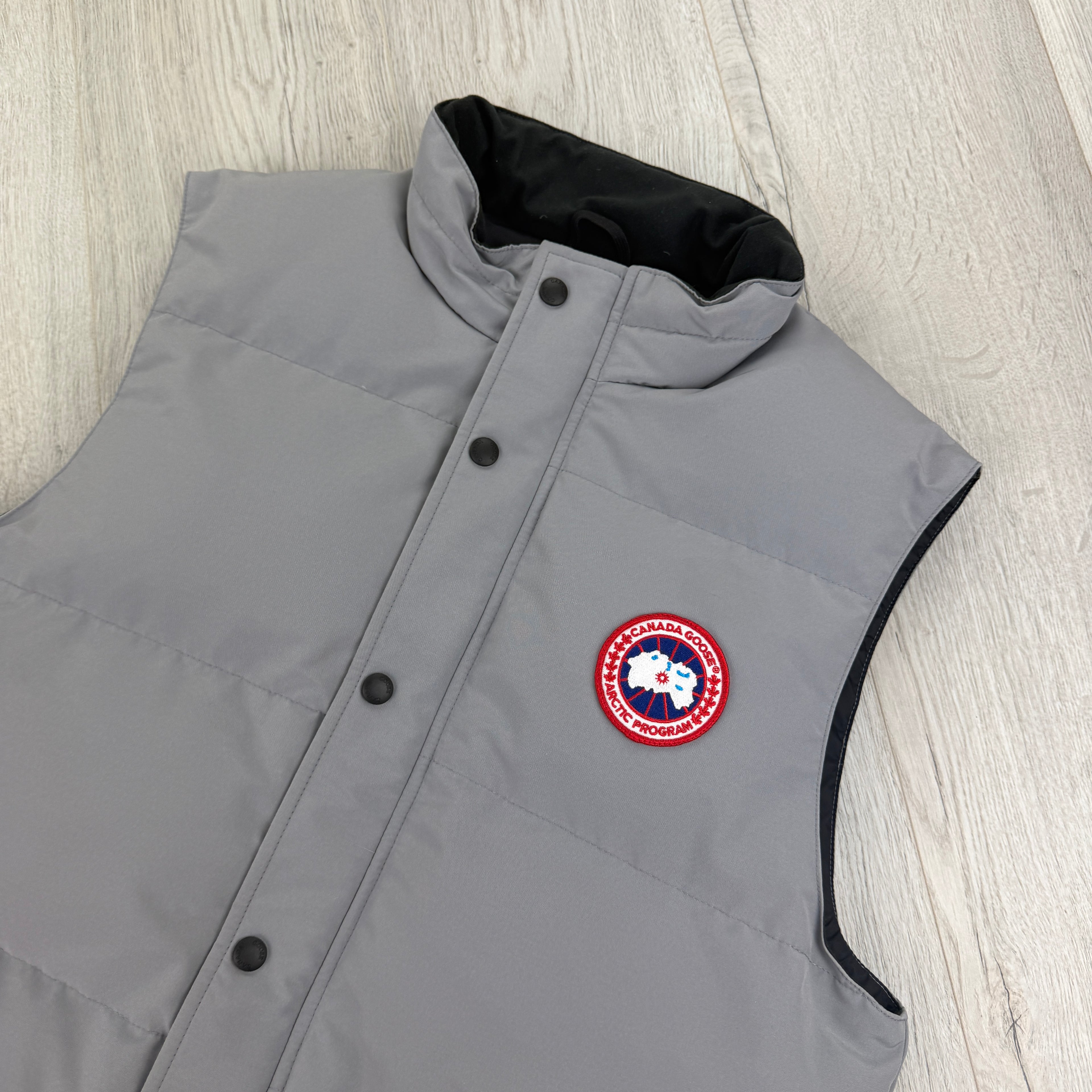 Canada Goose Men’s Grey Free Style Vest Bodywarmer - Large