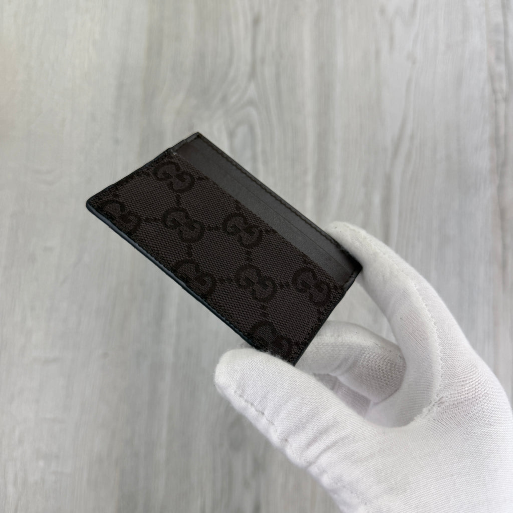 Gucci GG Interlocking Brown Card Holder