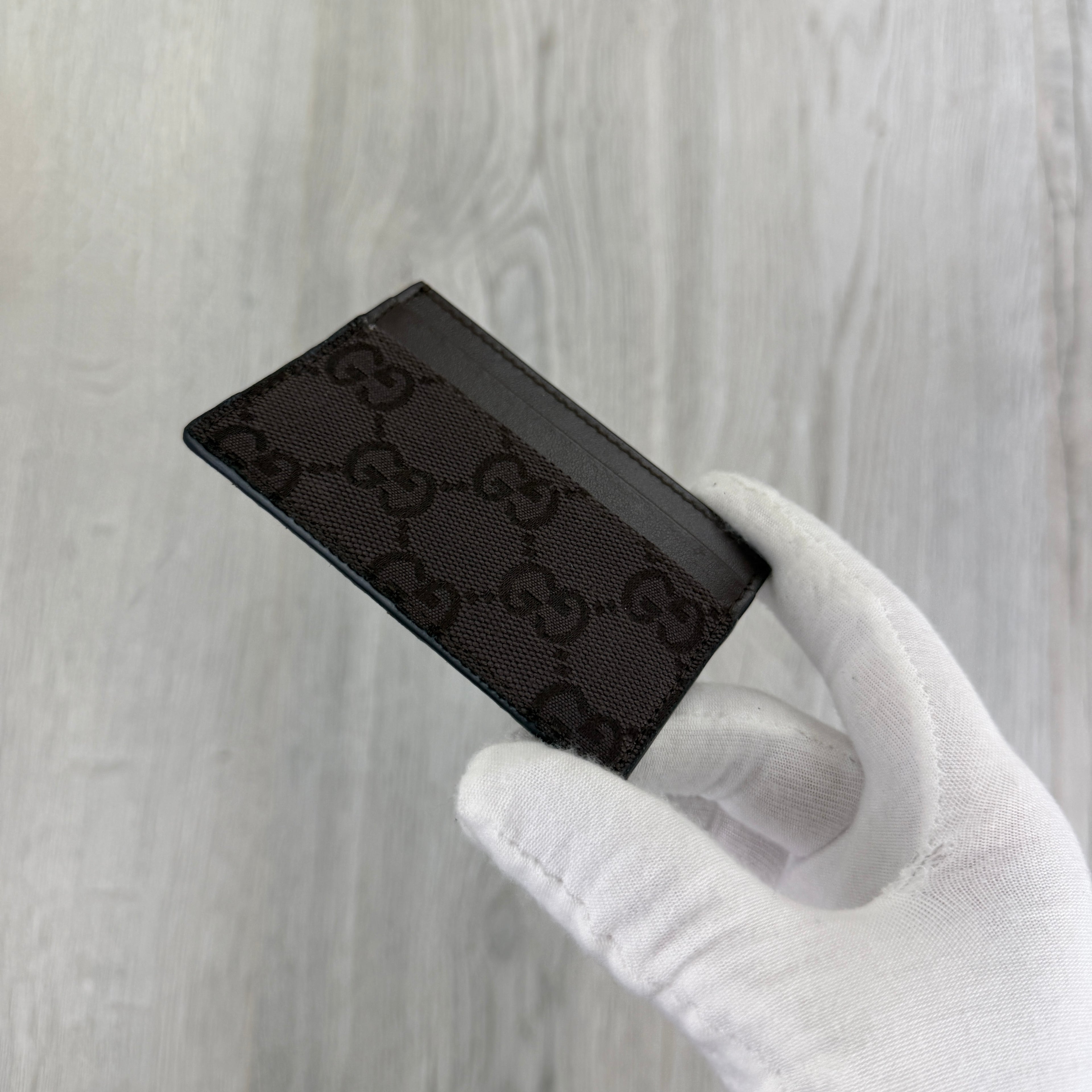 Gucci GG Interlocking Brown Card Holder