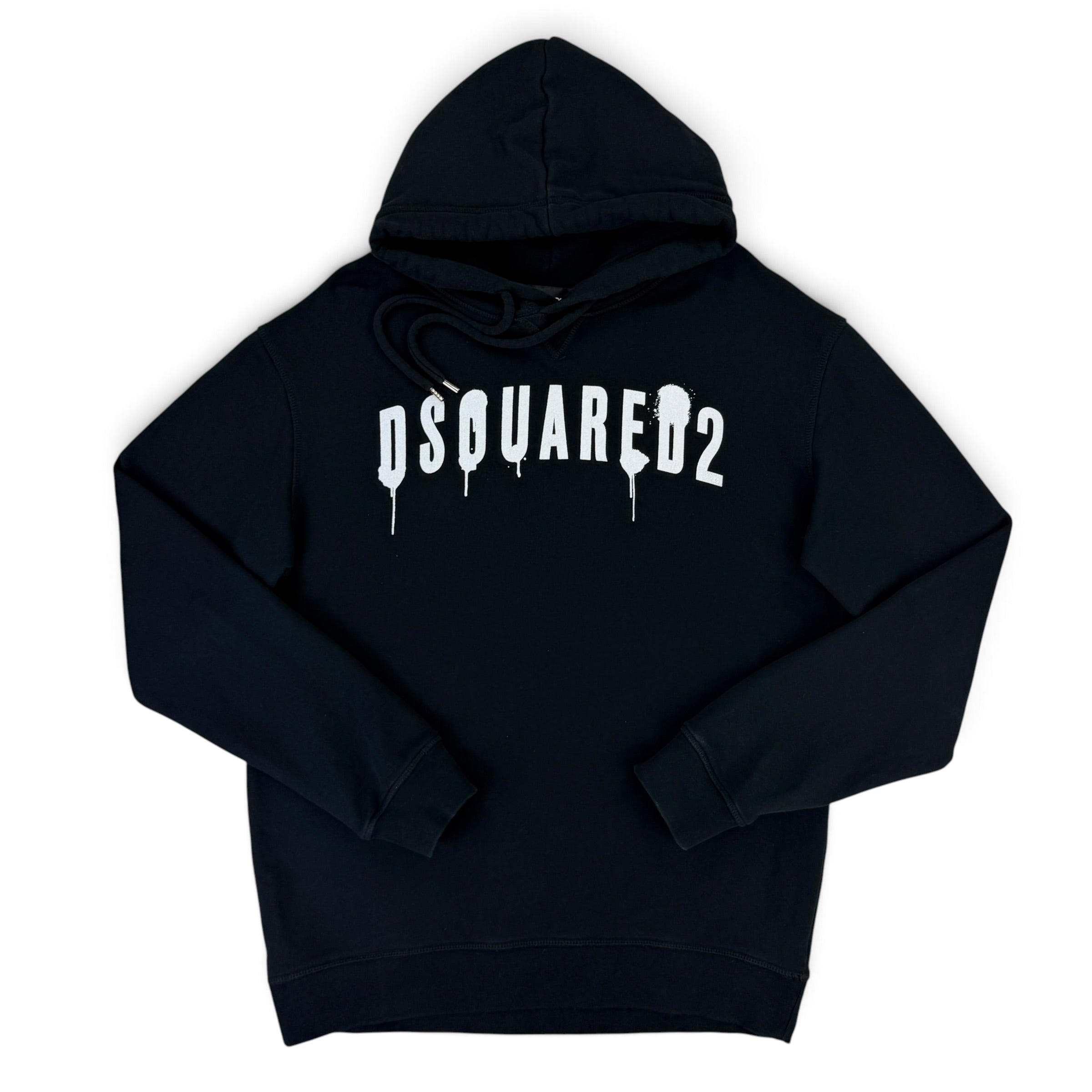 Dsquared2 Men’s Black Pullover Hoodie - XL Slim