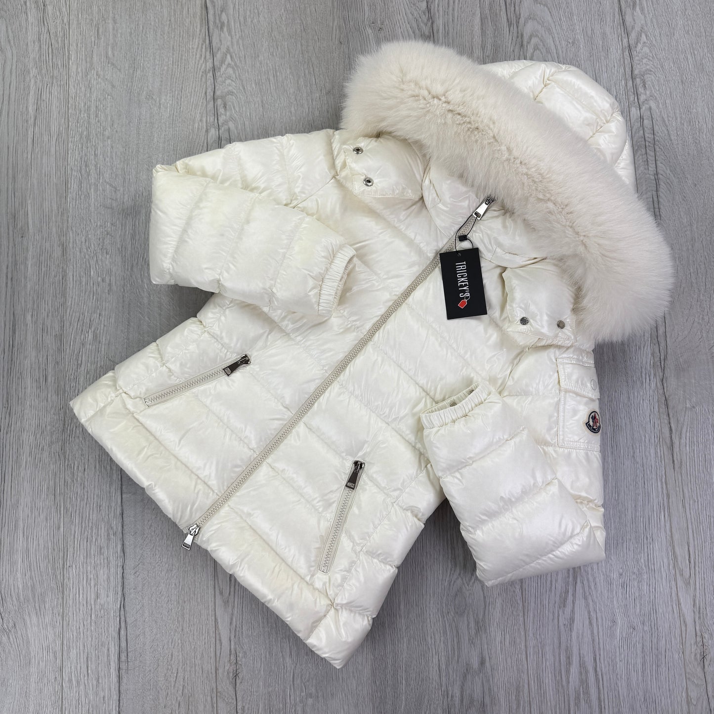 Moncler Women’s Cream / Beige BadyF Down Jacket - Size 0