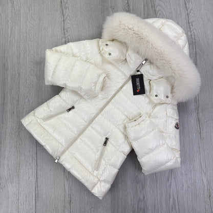Moncler Women’s Cream / Beige BadyF Down Jacket - Size 0
