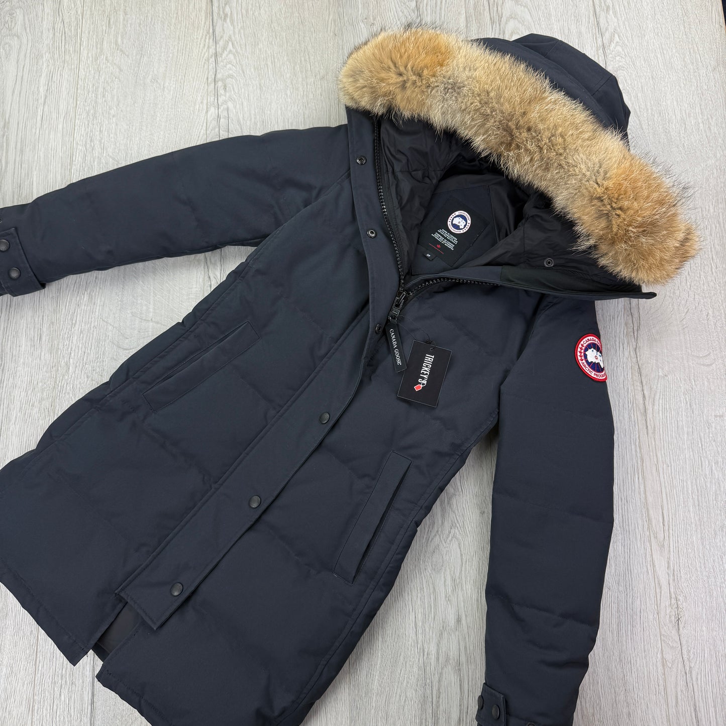 Canada Goose Women’s Navy Shelburne Parker Jacket - Small