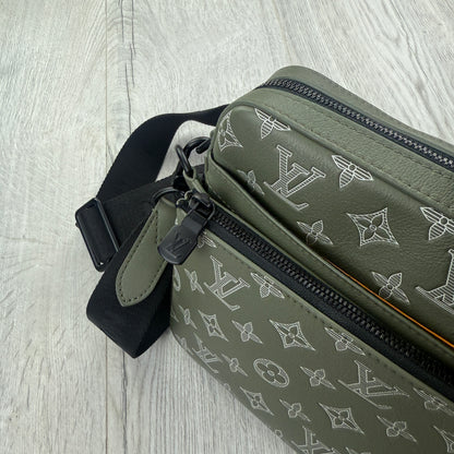 Louis Vuitton Men’s Olive / Khaki Monogram Trio Messenger Bag