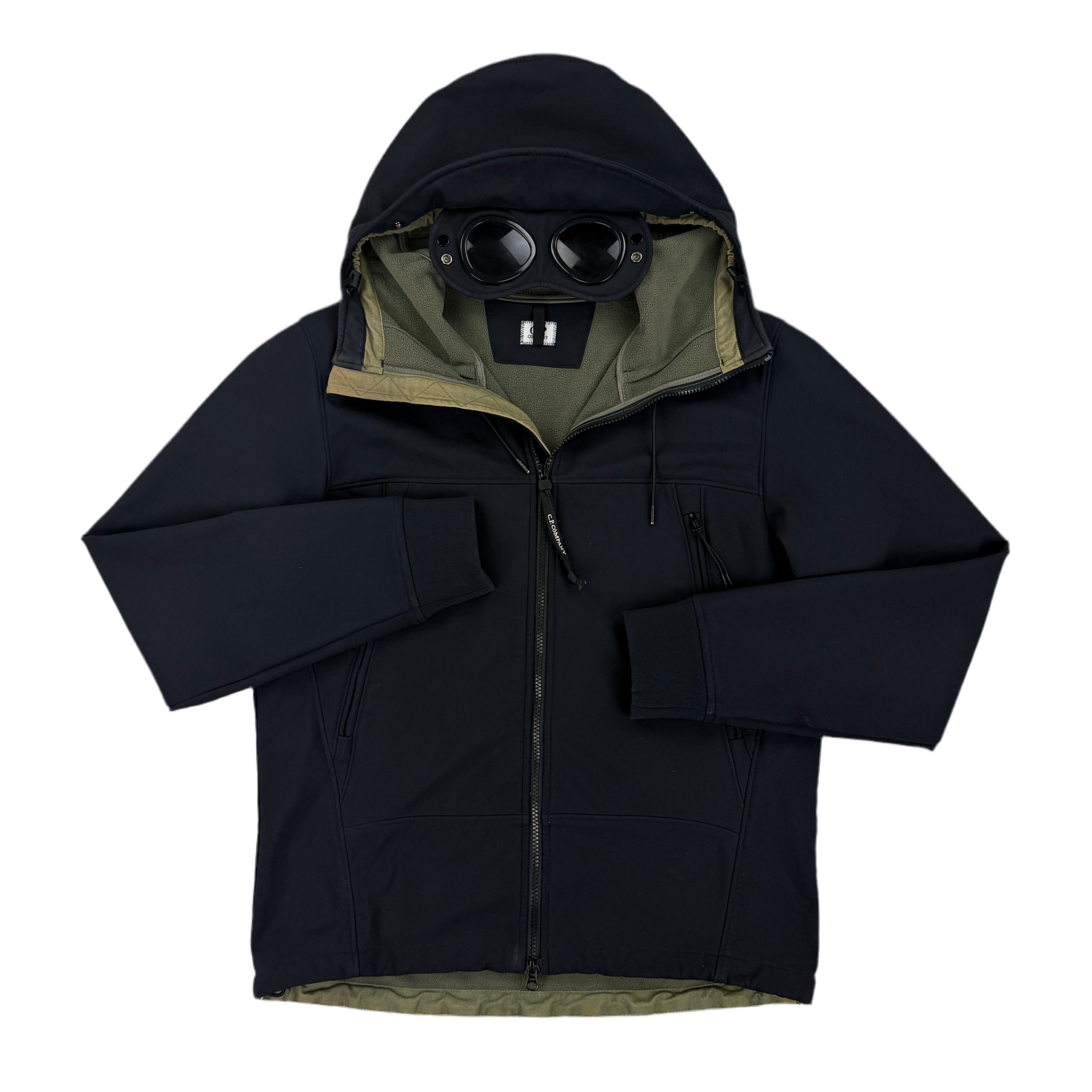 Cp Company Men’s Navy Soft She’ll Jacket - 50