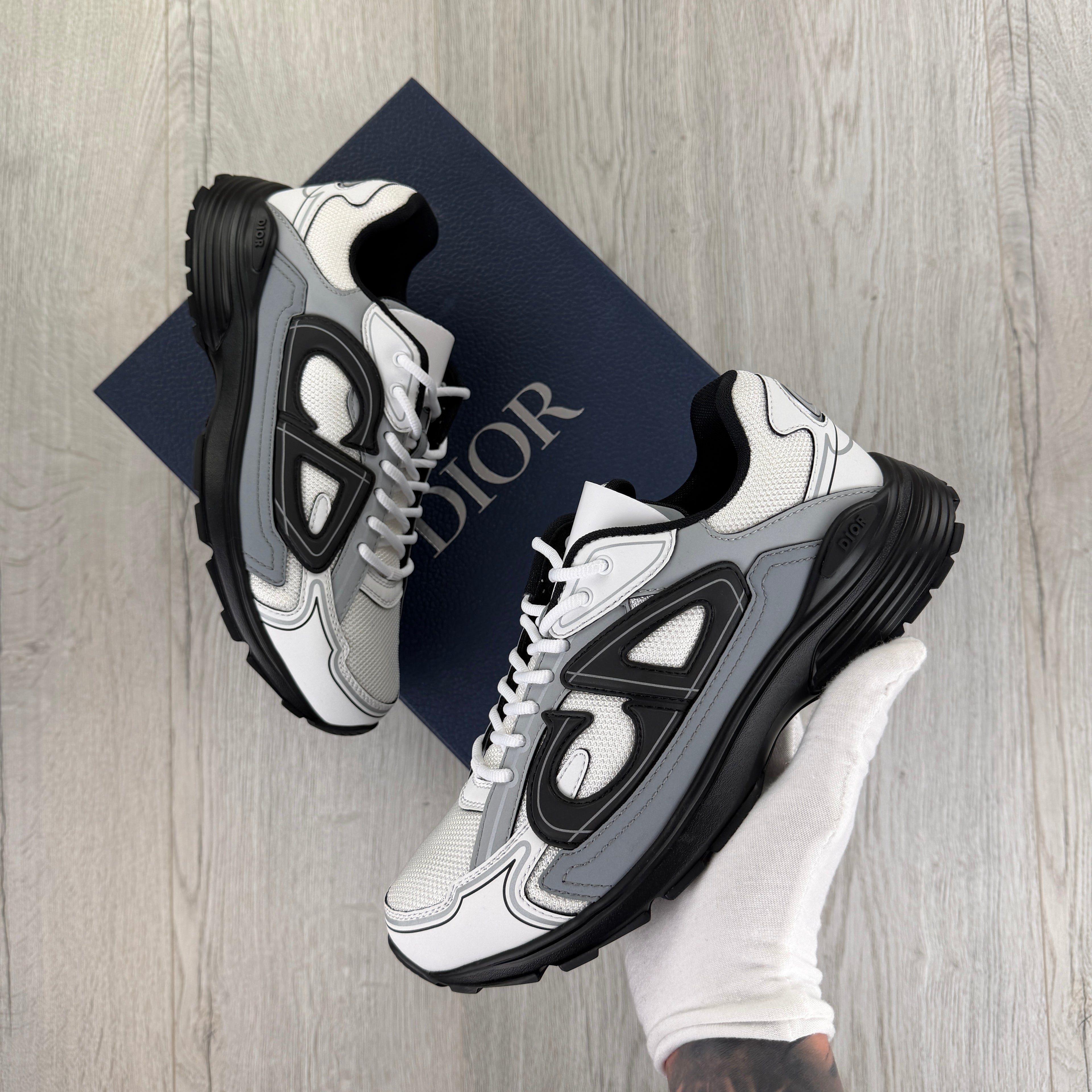 Dior B30 Men’s Grey/White Trainers