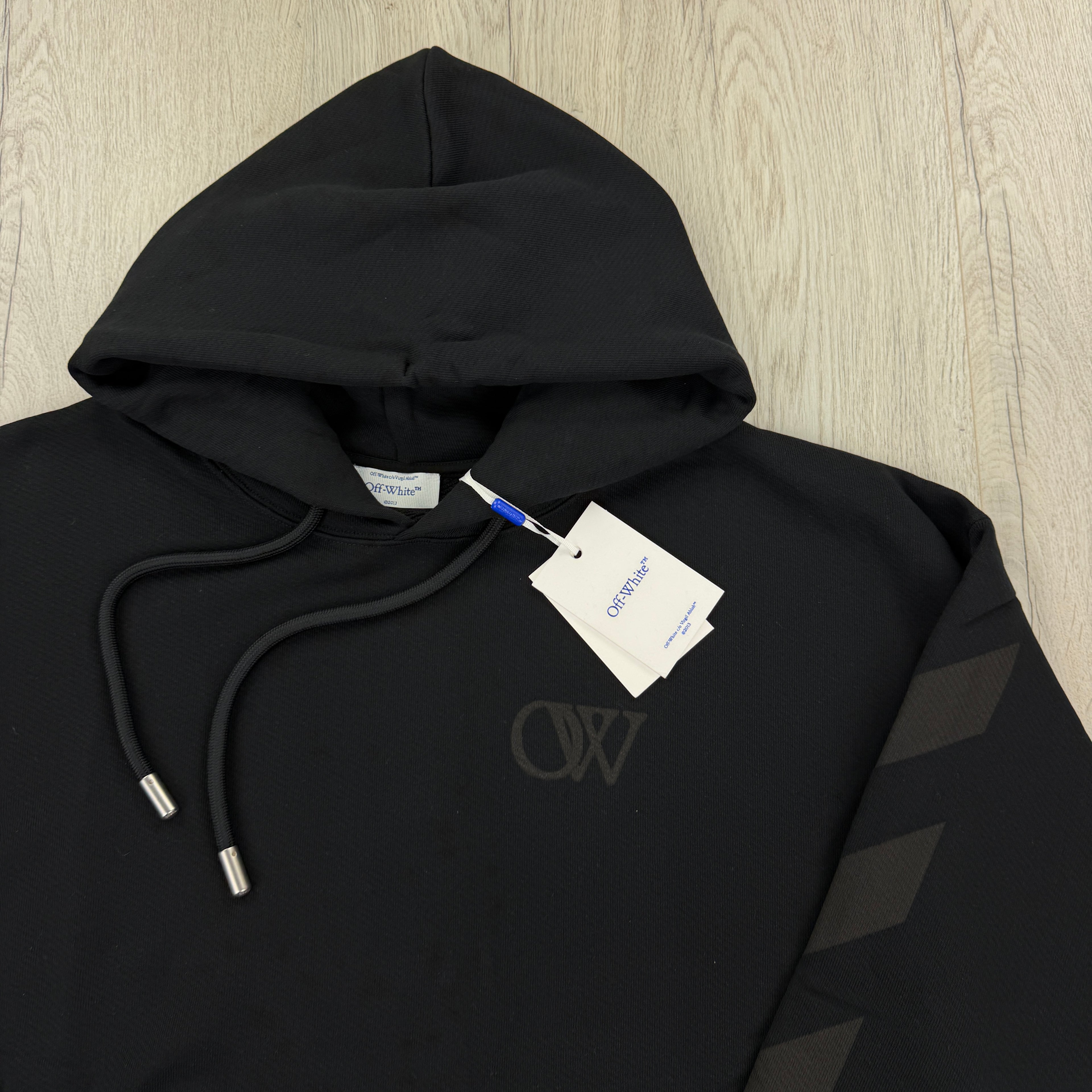 Off White Men’s Black Caravaggio Pullover Hoodie