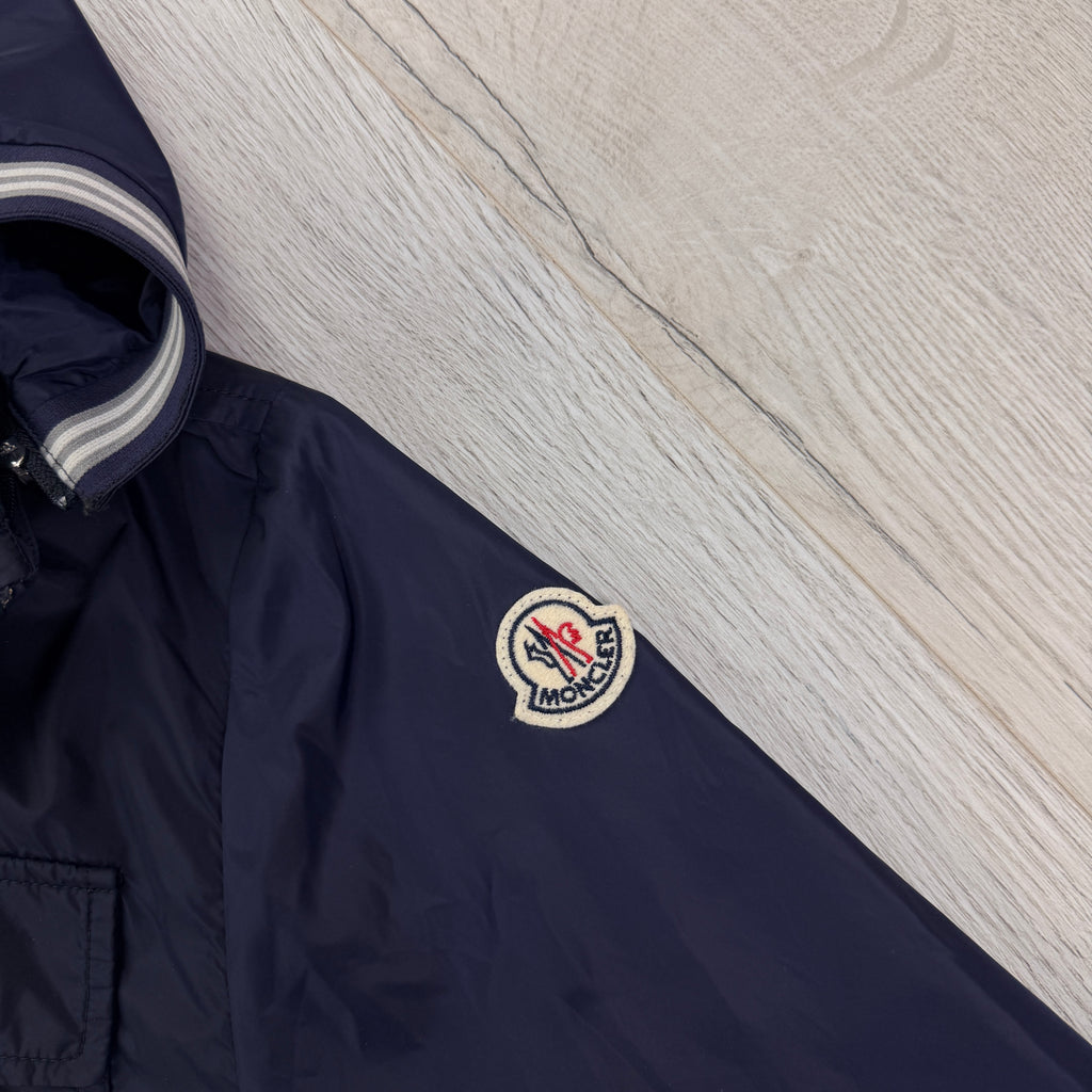 Moncler Men’s Navy Windbreaker Jacket - Size 4