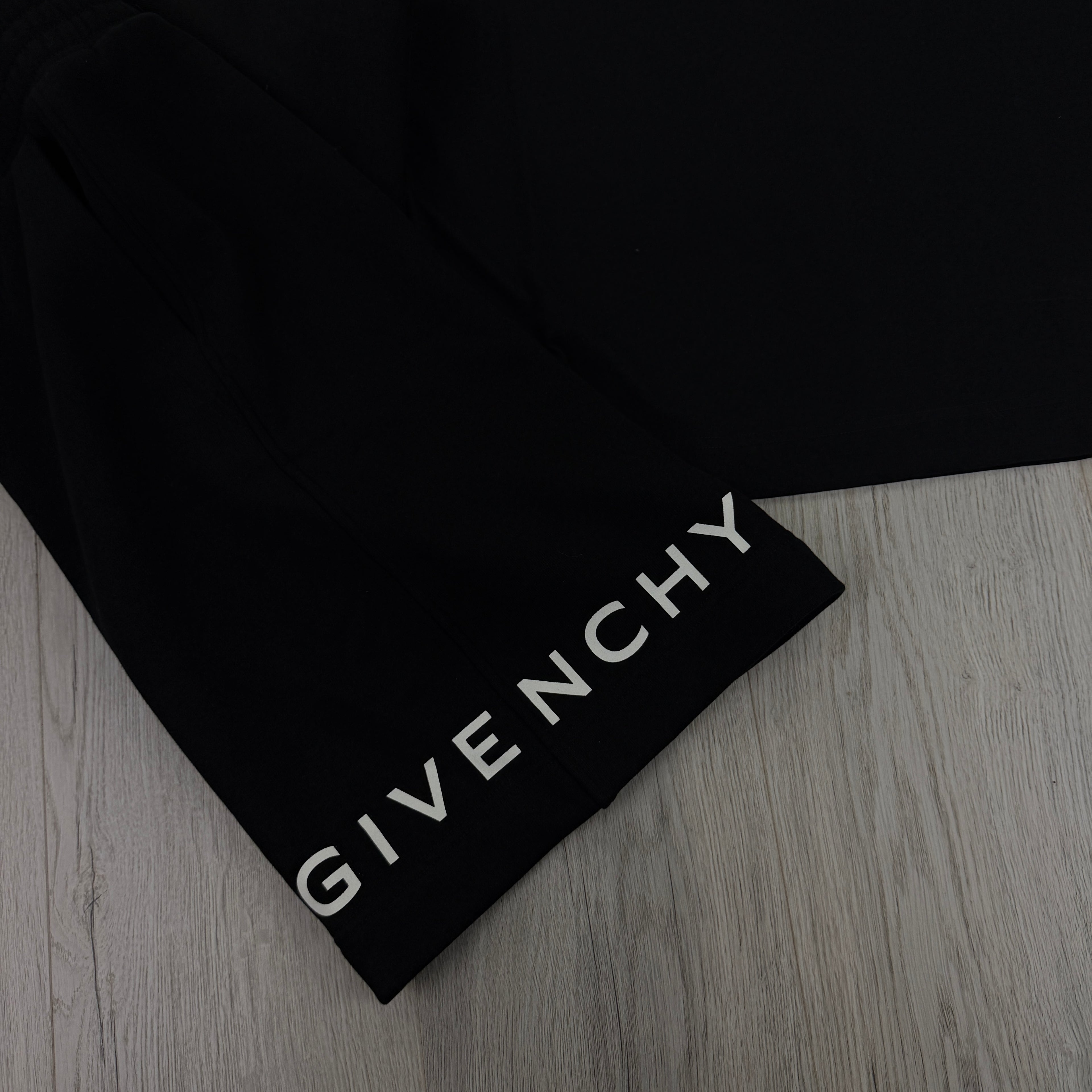 Givenchy Men’s Black T-shirt & Short Set - Large