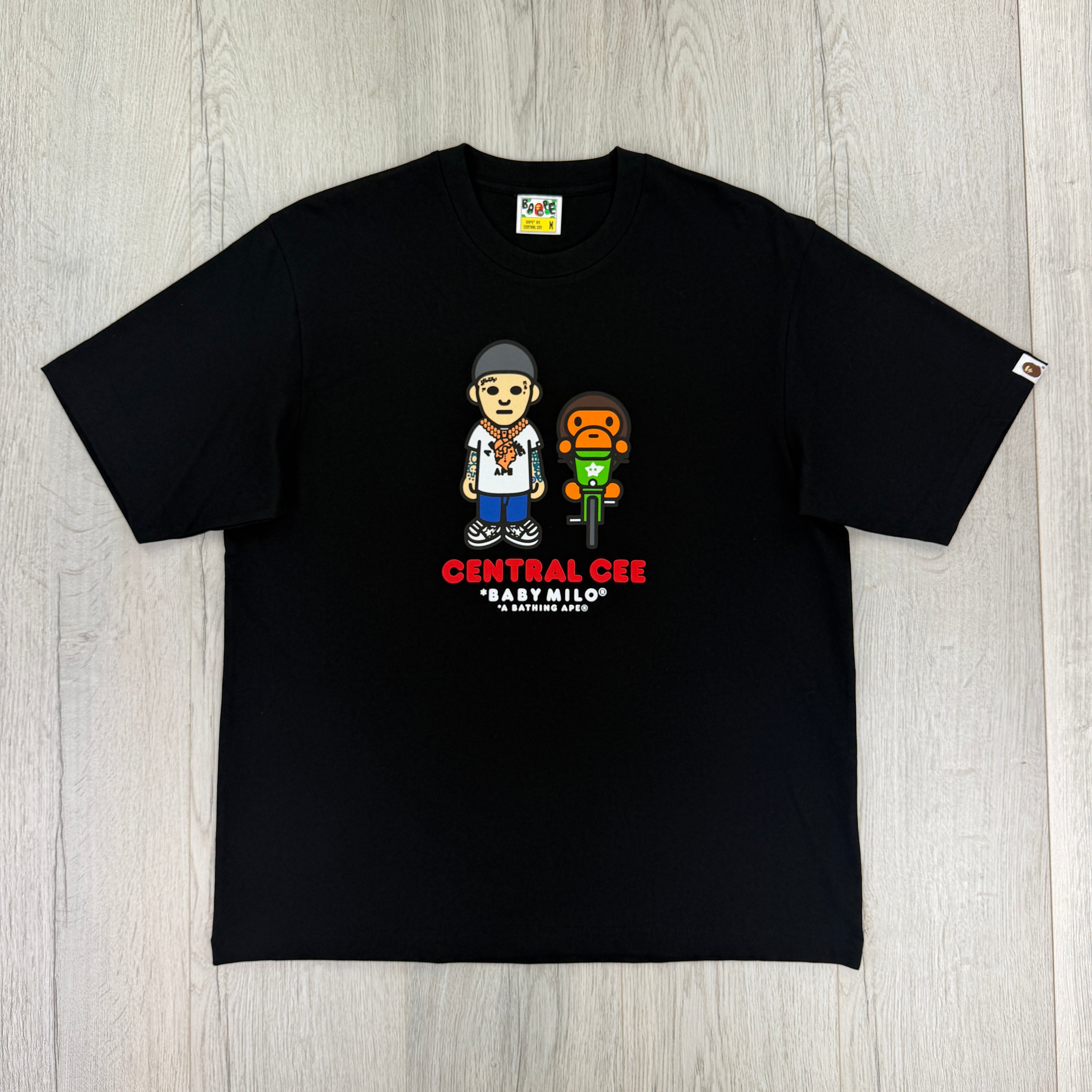 Bape x Central Cee Men’s Black T-shirt  - Medium