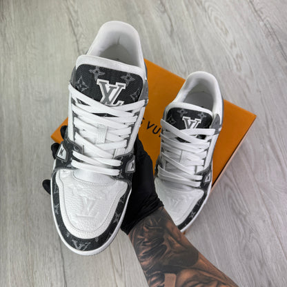 Louis Vuitton Men’s Grey White Sneakers - Uk 9 (Fit 10)