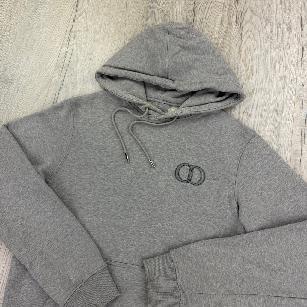Christian Dior Men’s Grey Pullover Hoodie - Small Slim