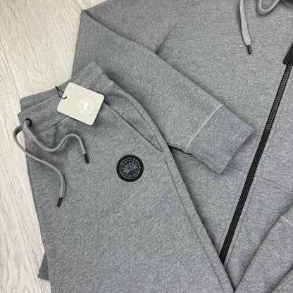 Canada Goose Men’s Grey Full Tracksuit Black Badge Edition - XL