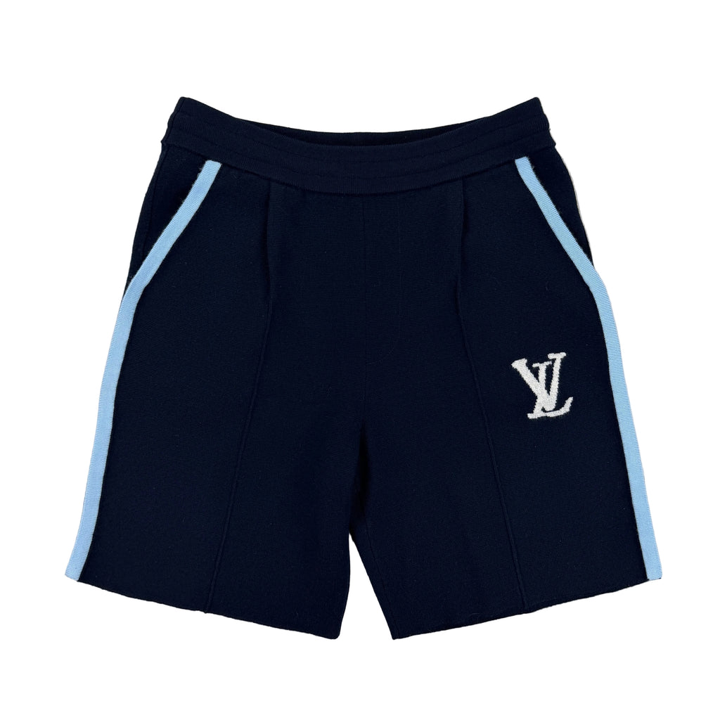 Louis Vuitton Men’s Navy Wool Shorts - Small