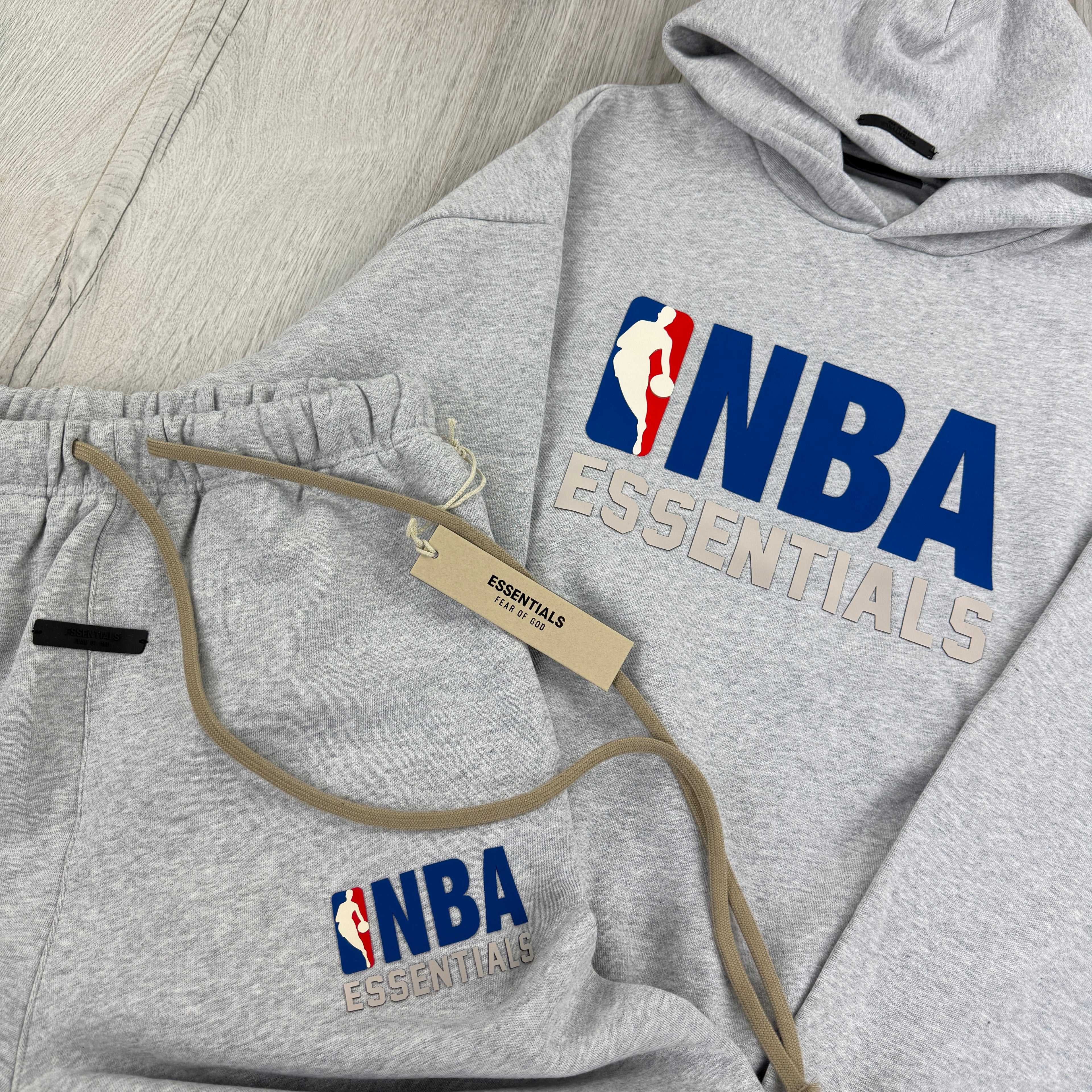 Essentials x NBA Men’s Grey Full Tracksuit
