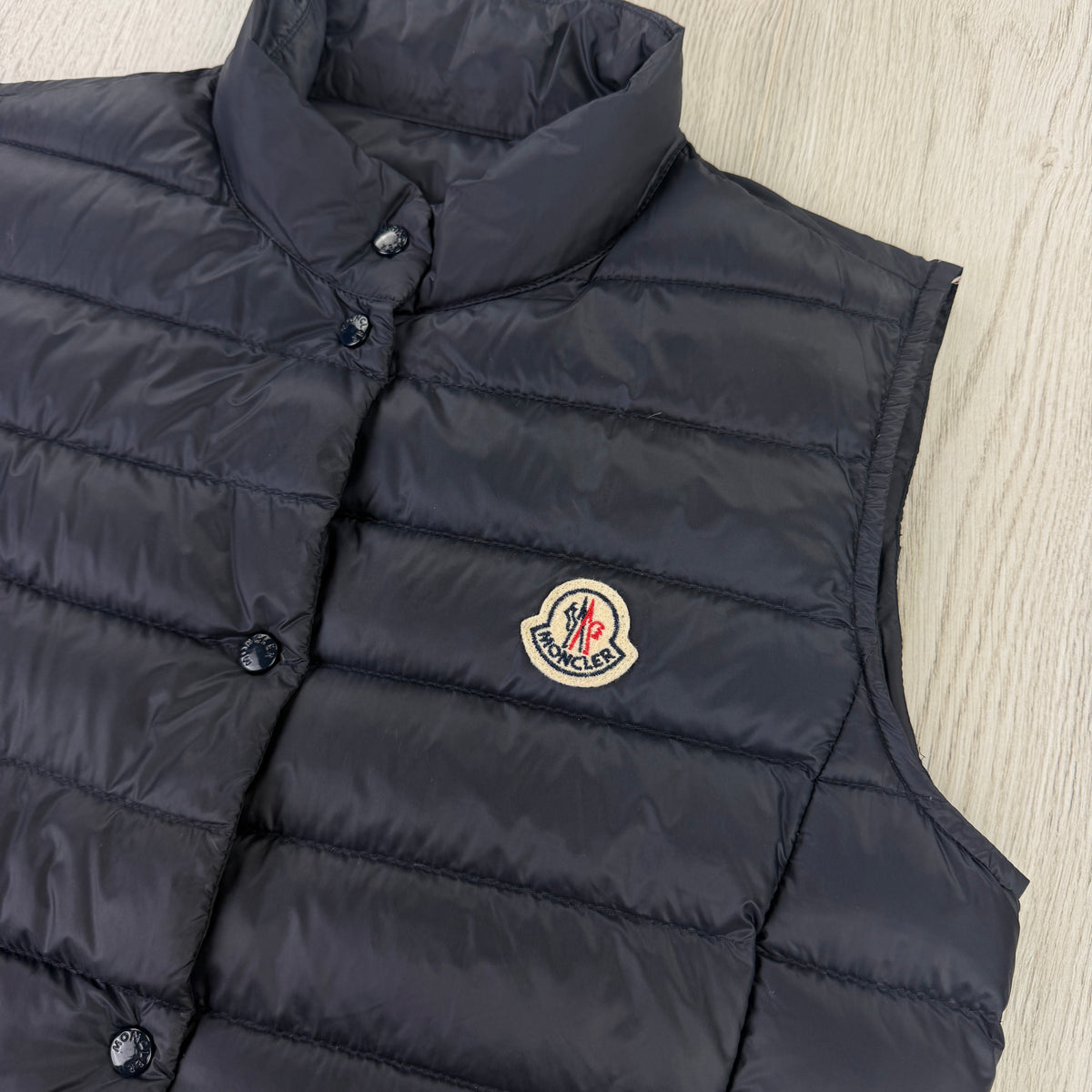 Moncler Women’s Navy Gilet - Size 1