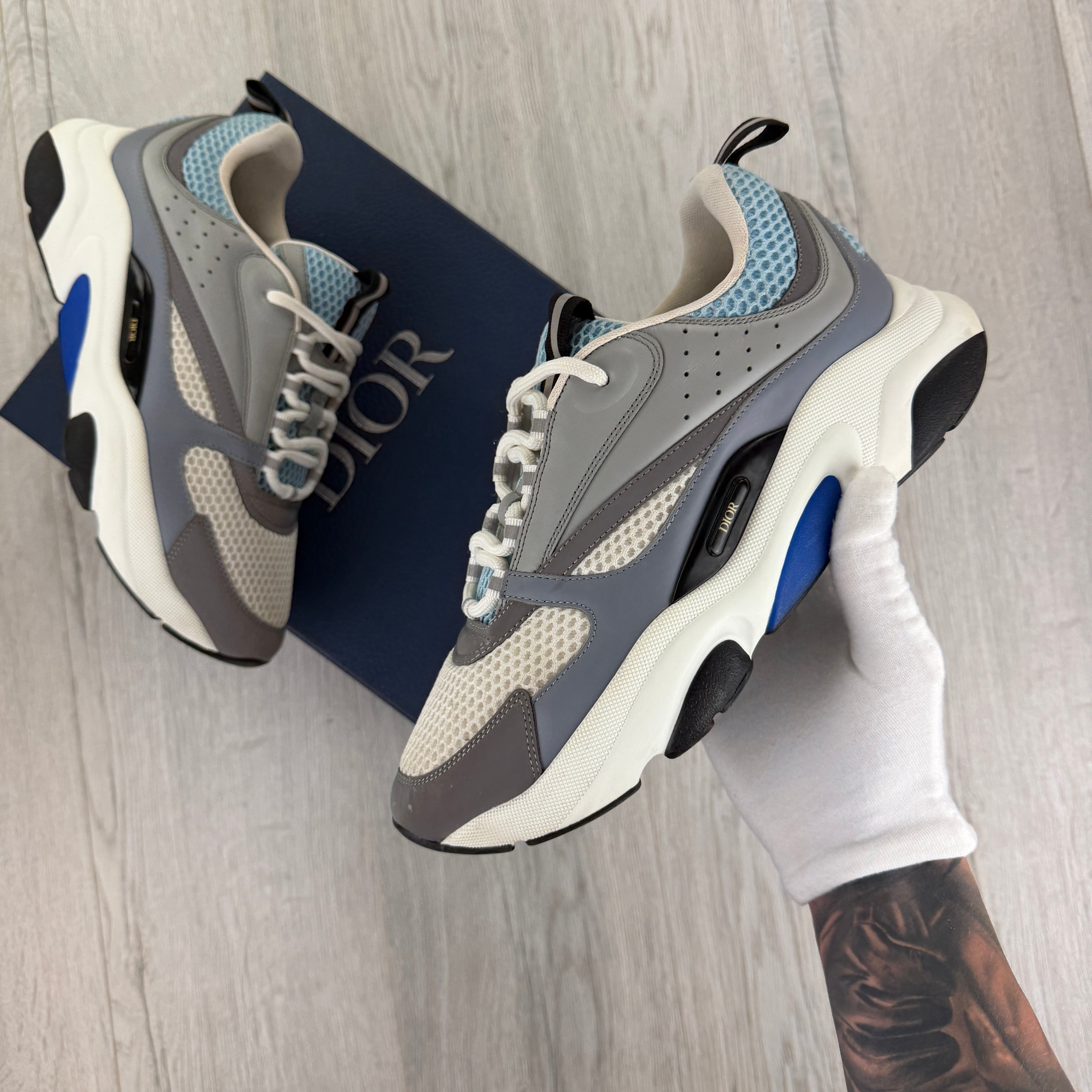 Dior B22 Men’s Baby Blue Runners - 43 (Fit Uk 8.5)