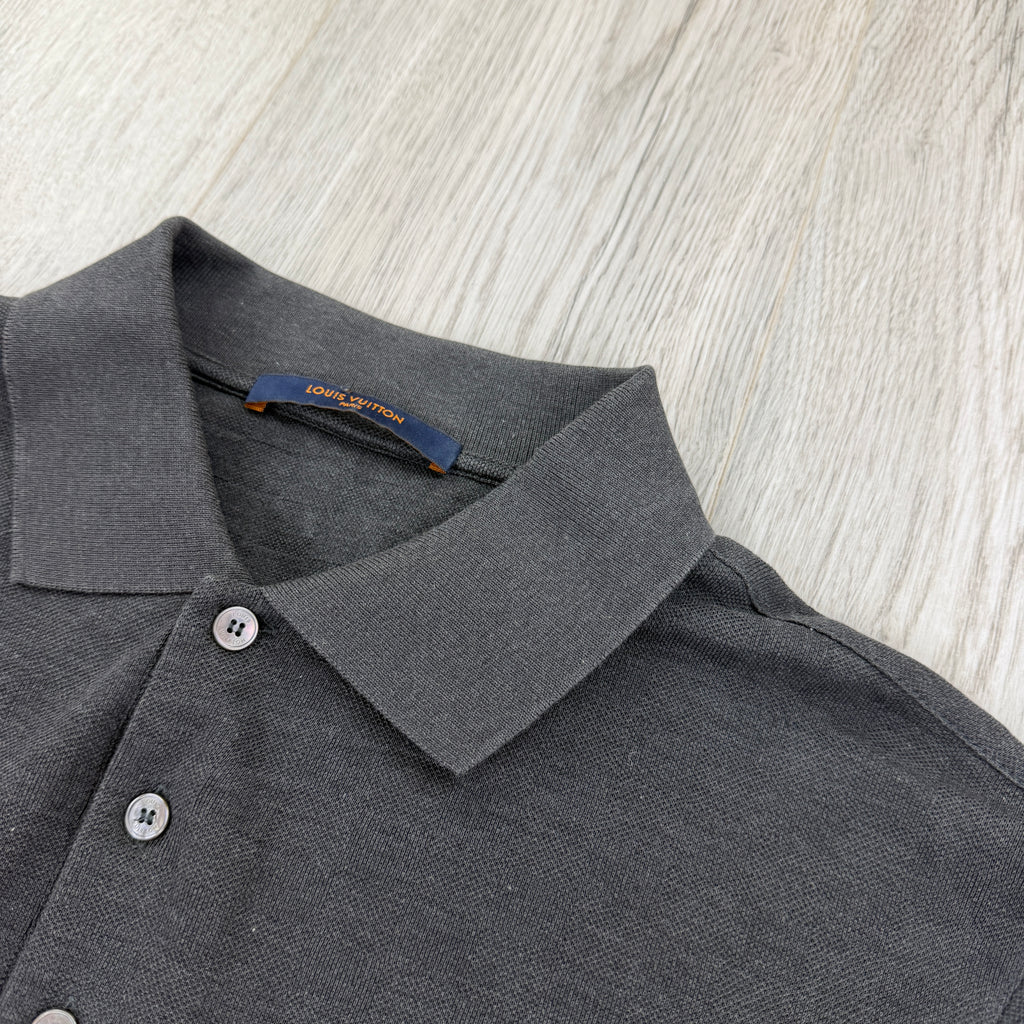 Louis Vuitton Men’s Grey Damier Polo - Medium