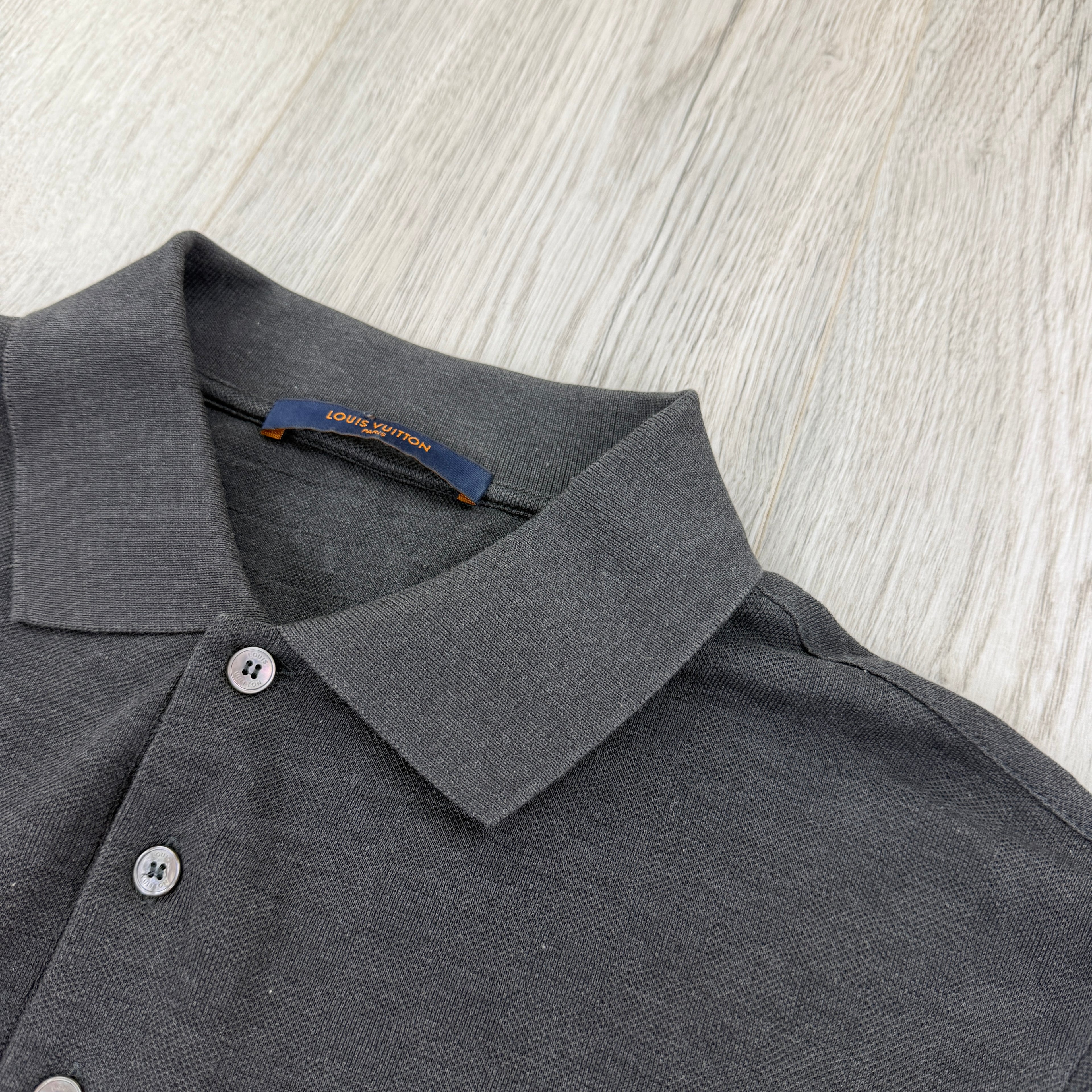 Louis Vuitton Men’s Grey Damier Polo - Medium