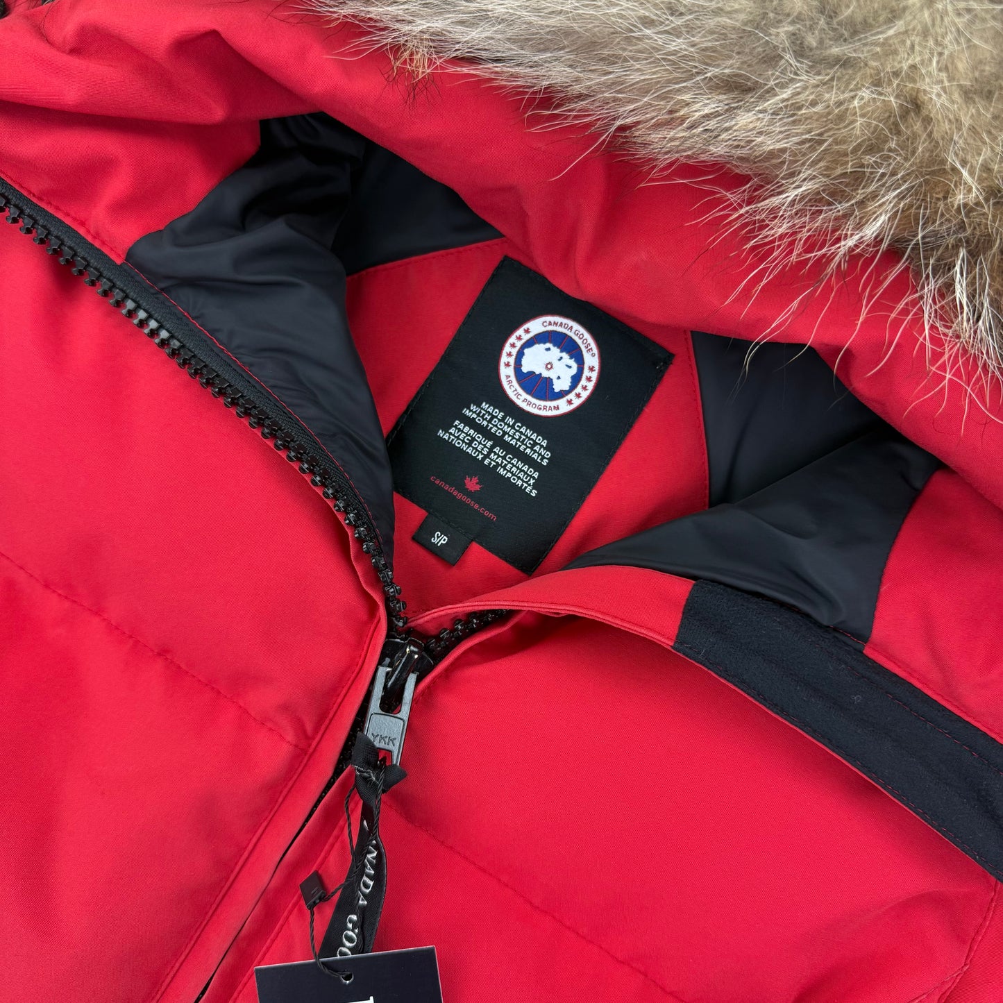 Canada Goose Women’s Red Chelsea Parker Jacket - Small