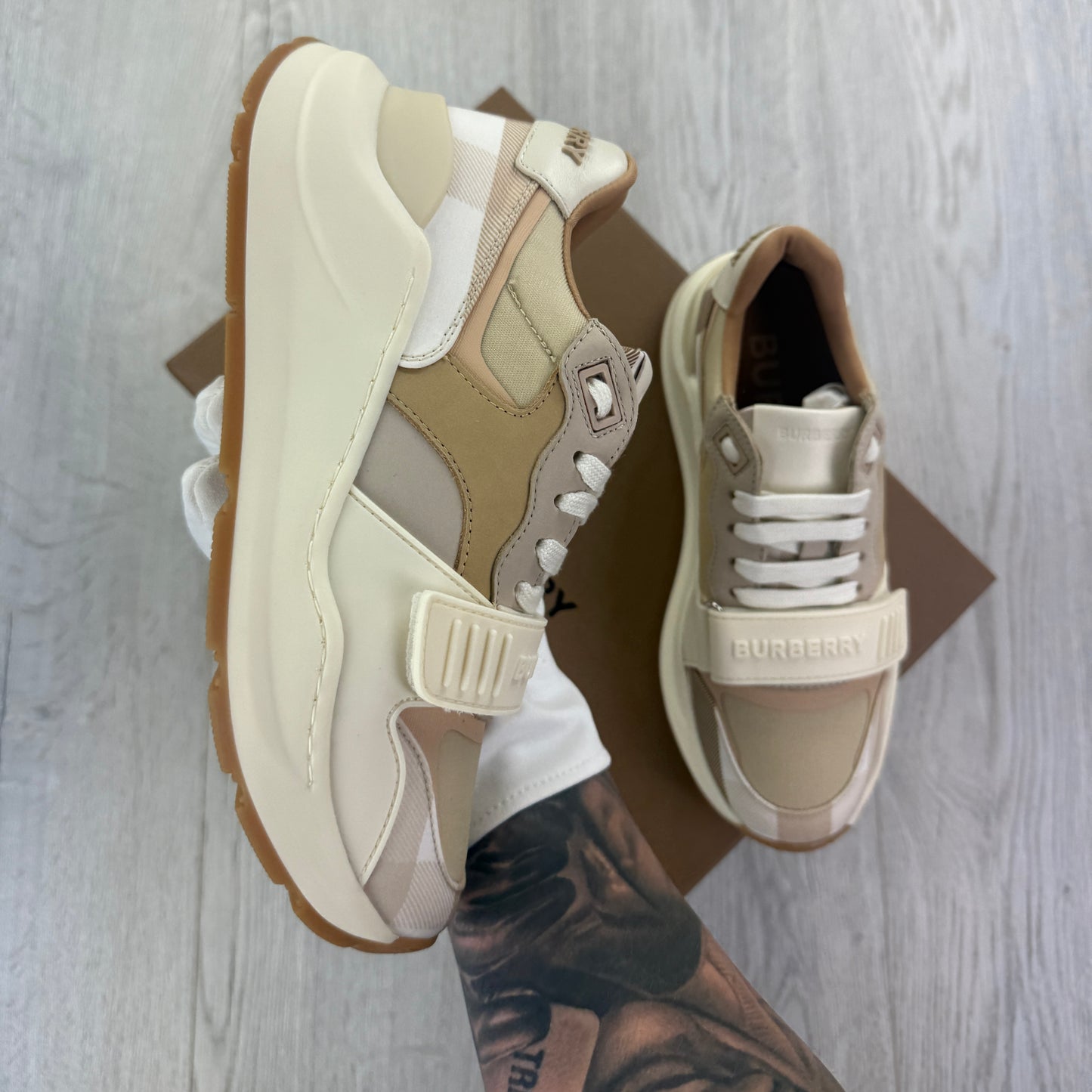 Burberry Women’s Ramsey Check Trainers