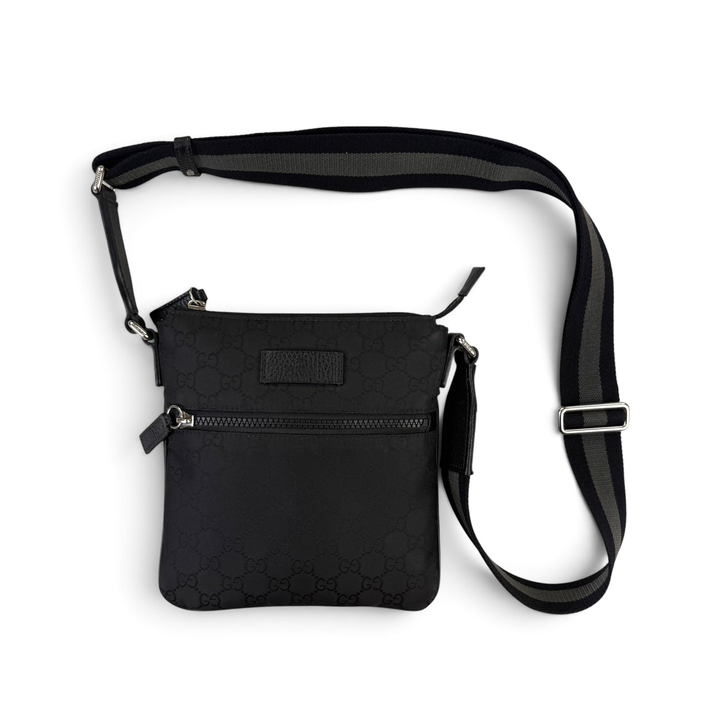 Gucci Men’s GG Black Small Side Bag