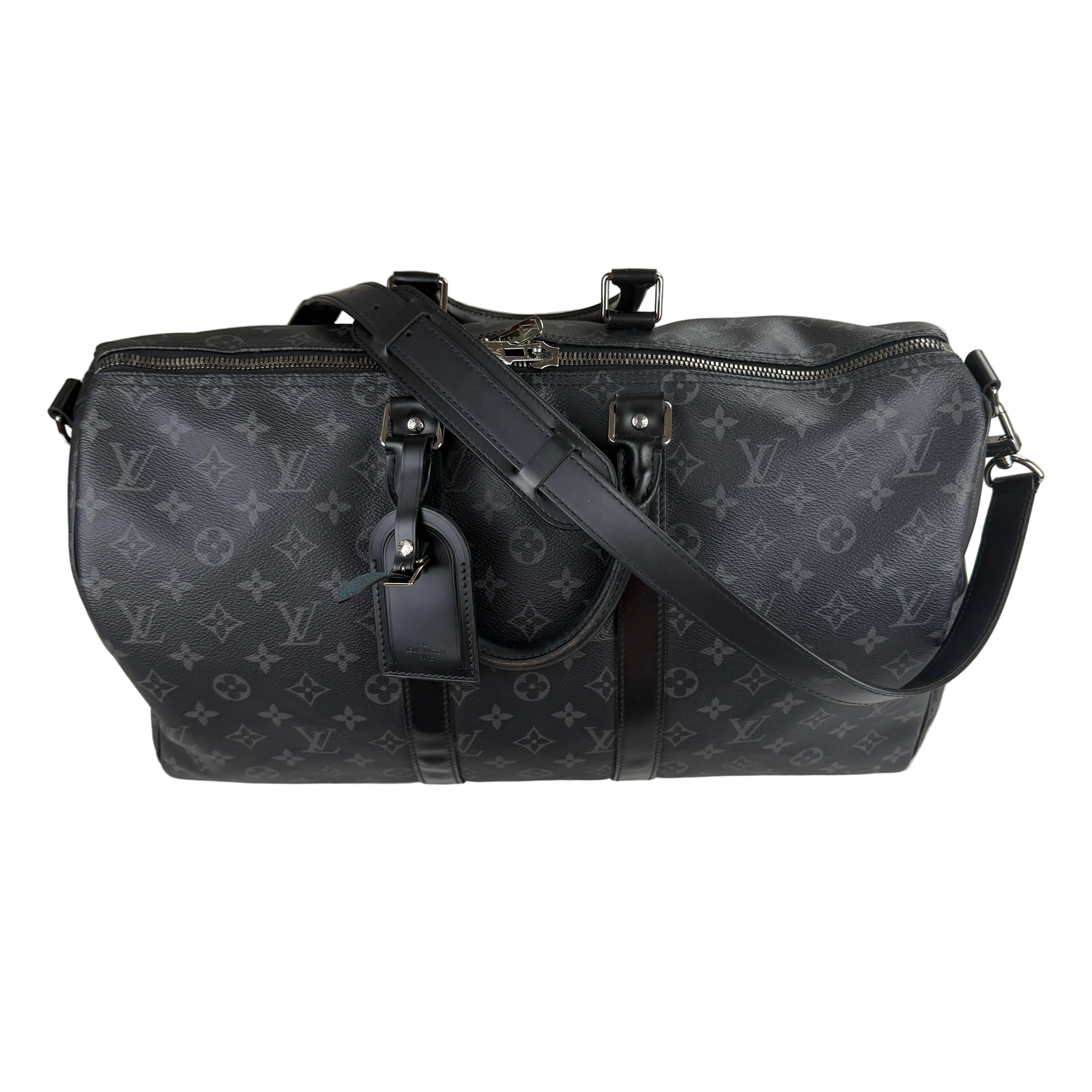 Louis Vuitton Men’s Black Monogram Keepal Bag - 45