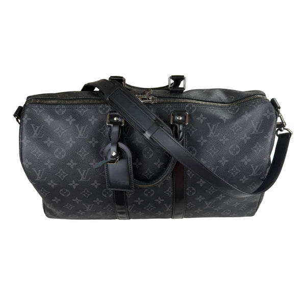 Louis Vuitton Men’s Black Monogram Keepal Bag - 45