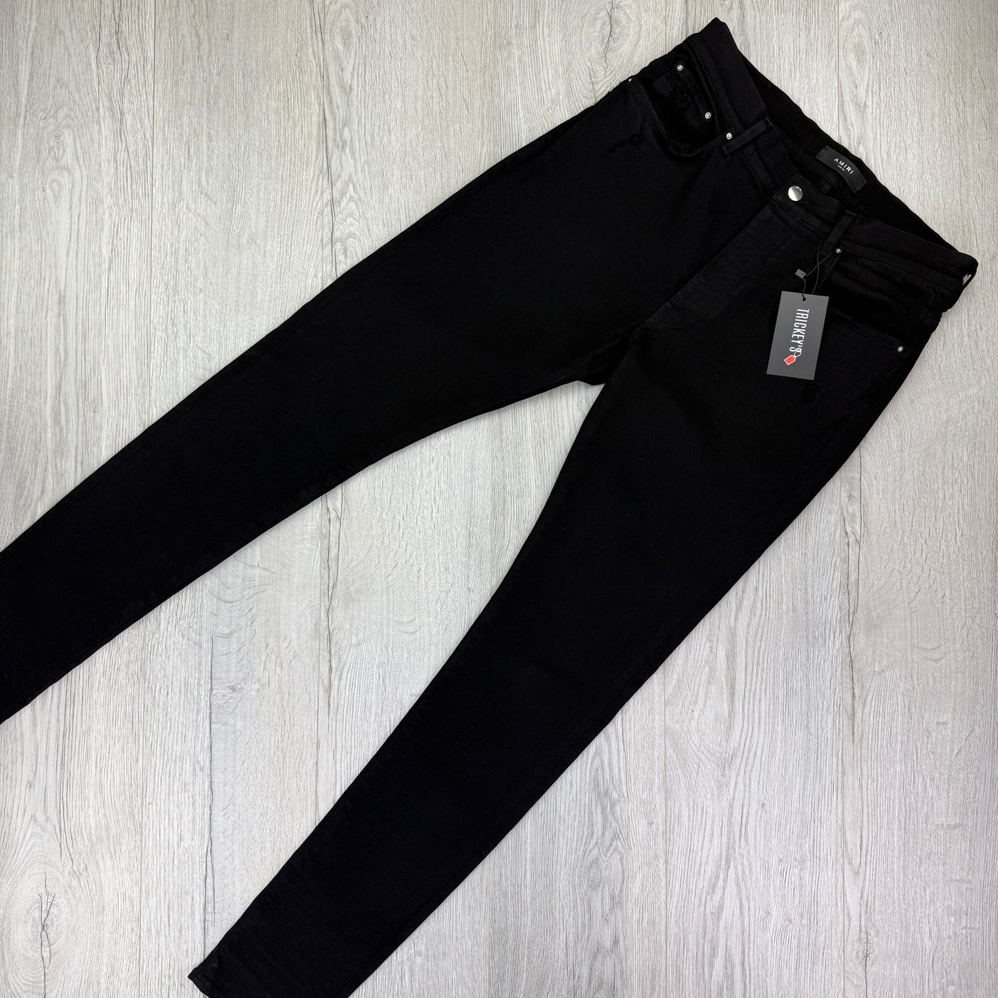 Amiri Men’s Black Plane Slim Jeans - Uk 34