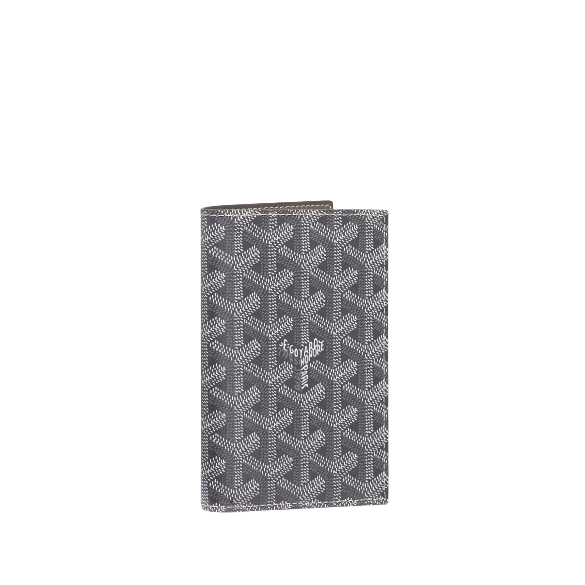 Goyard Grenelle Passport Cover Grey