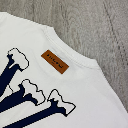 Louis Vuitton ‘Do a kickflip’ White T-shirt - Large