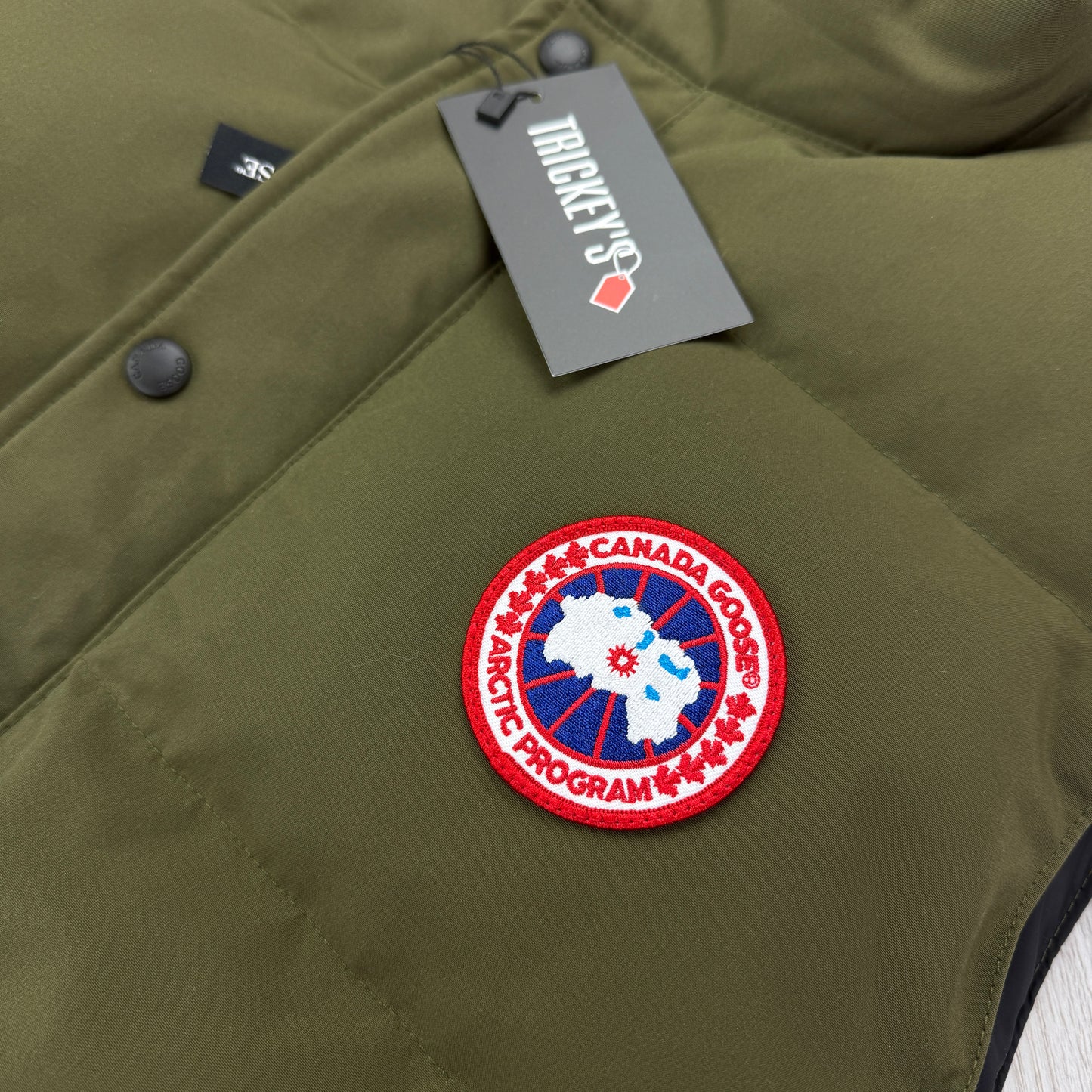 Canada Goose Men’s Khaki Freestyle Bodywarmer - Small