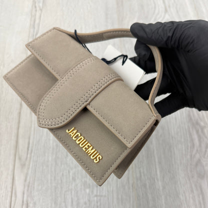 Jacquemus Women’s Beige Suede Mini Bambino Bag