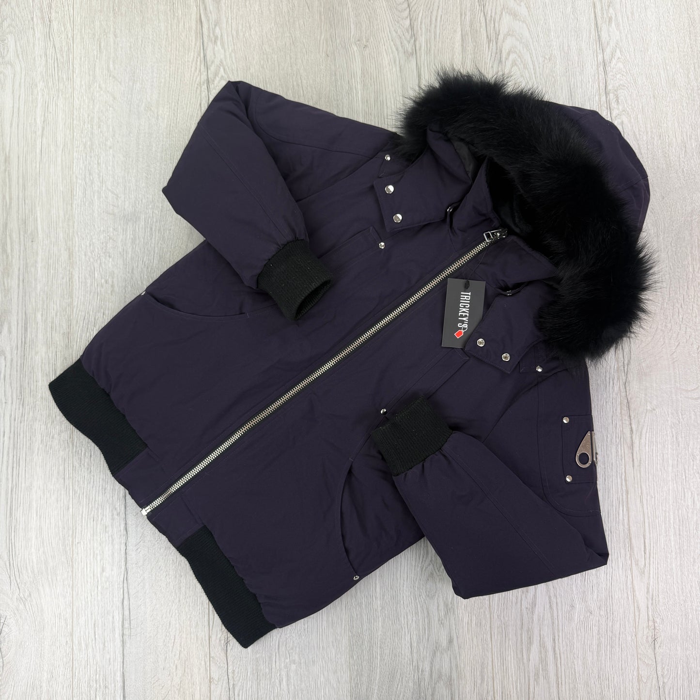 Moose Knuckles Junior Purple Parker Jacket - XL (Aged 12-16)