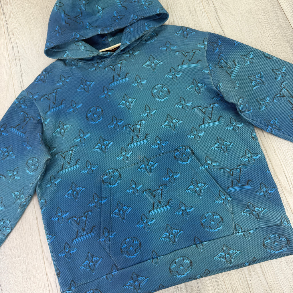 Louis Vuitton Men’s 3D Illusion 2054 Pullover Hoodie - Medium Slim (Fit S/M)