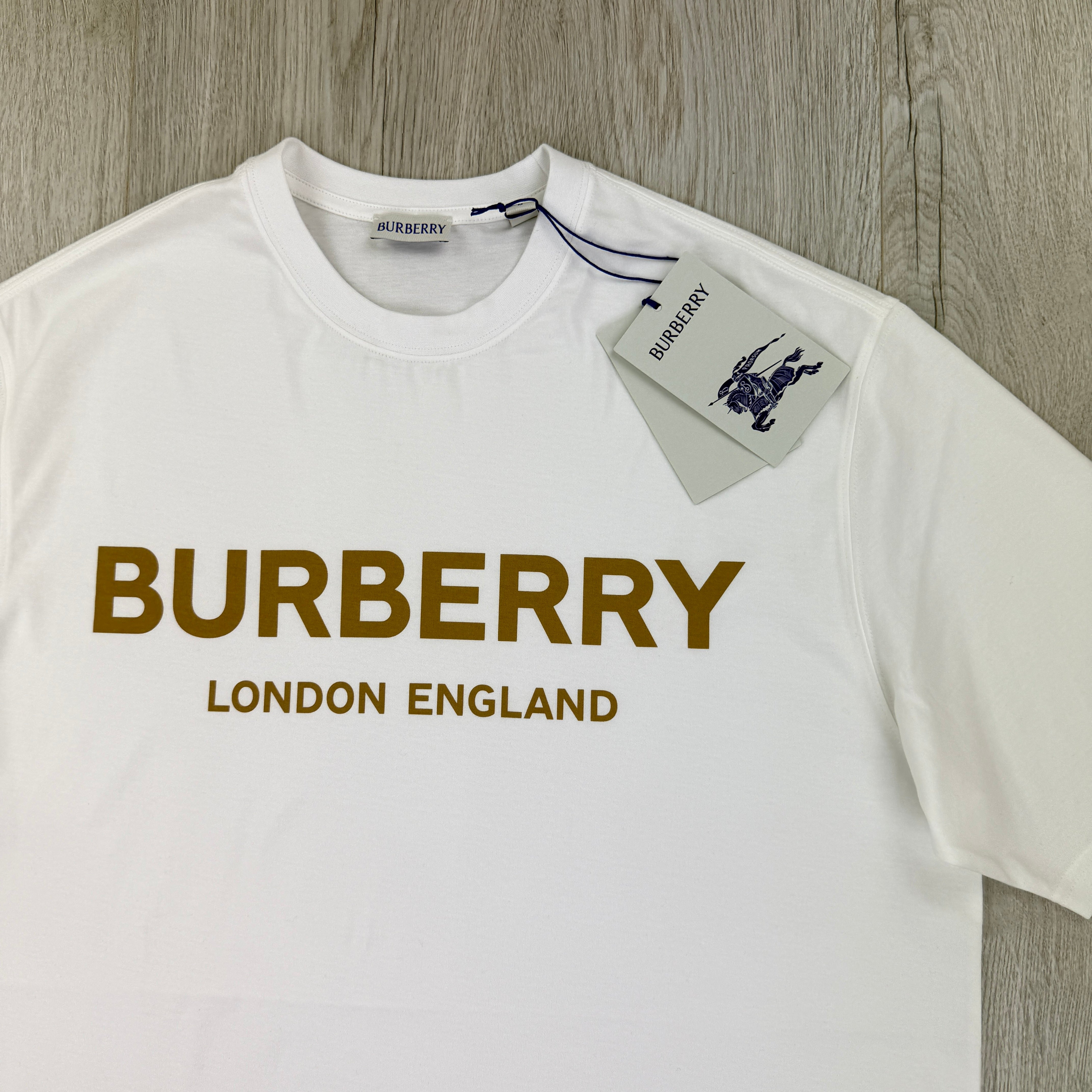 Burberry Men's White T-shirt & Shorts Set – Trickey.store