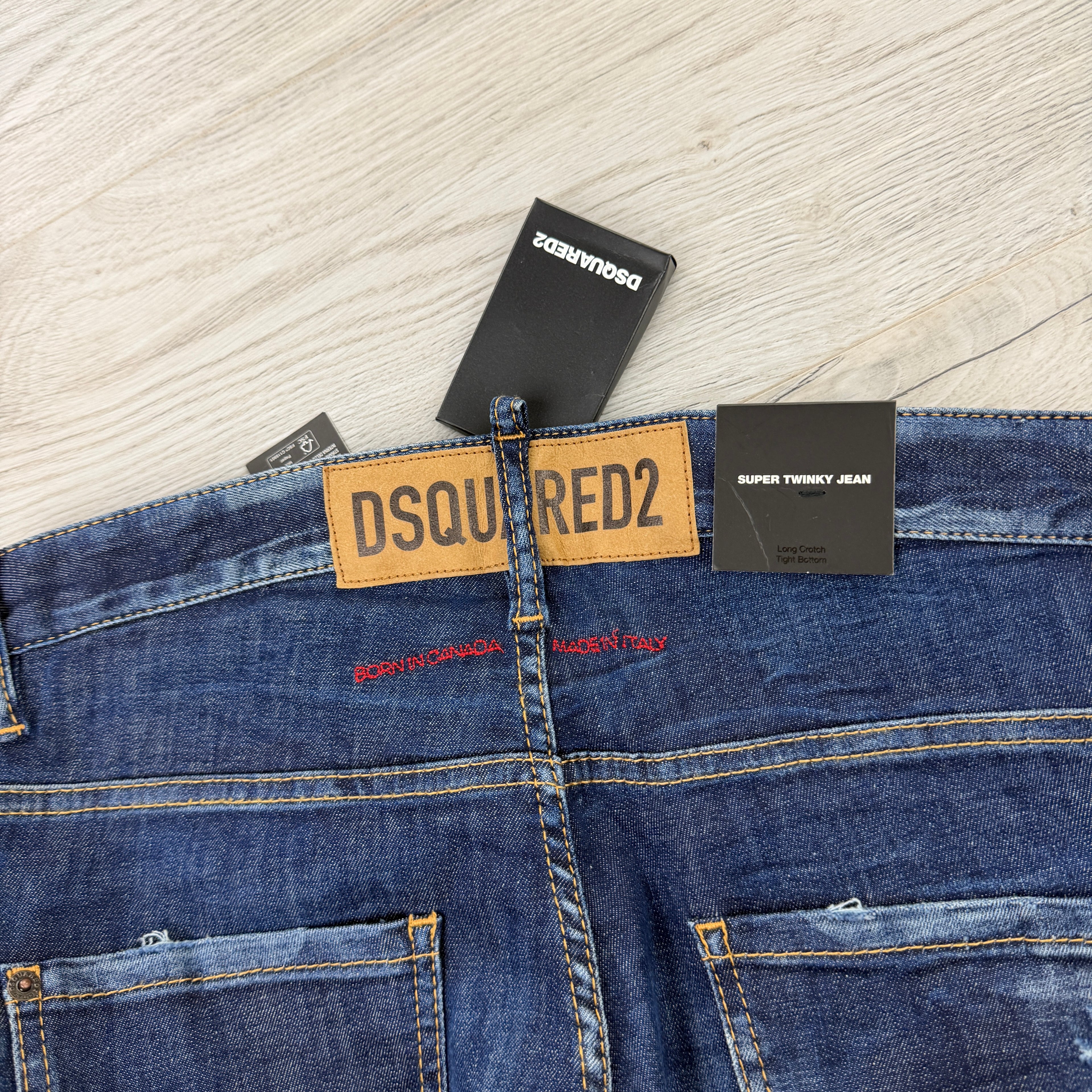 Dsquared2 Men’s Blue Distressed Jeans - 44 (Uk 28/30)