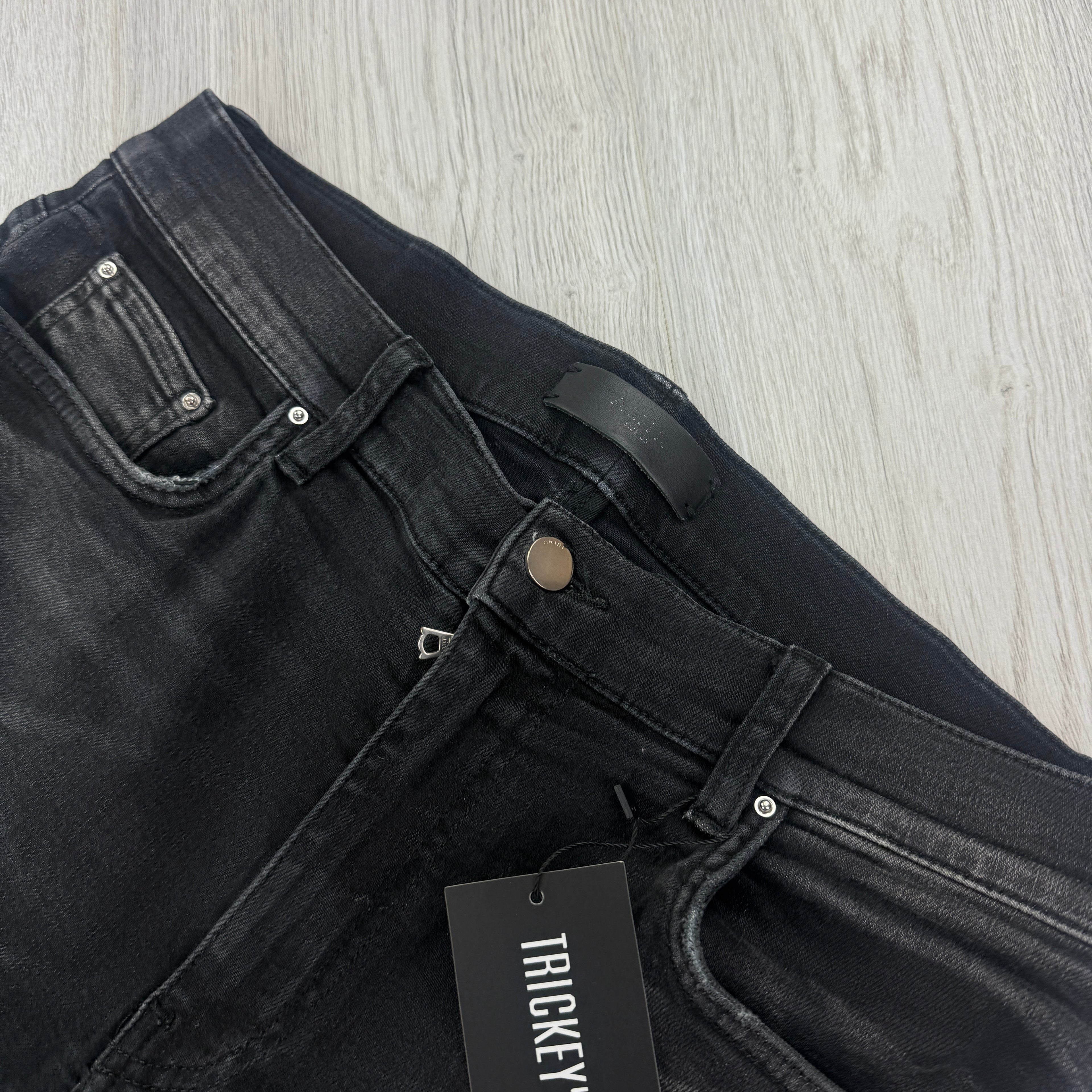 Amiri Men’s Black Ripped Jeans - Uk 33