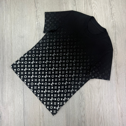 Louis Vuitton Men’s Black Gradient T-shirt - Medium Slim