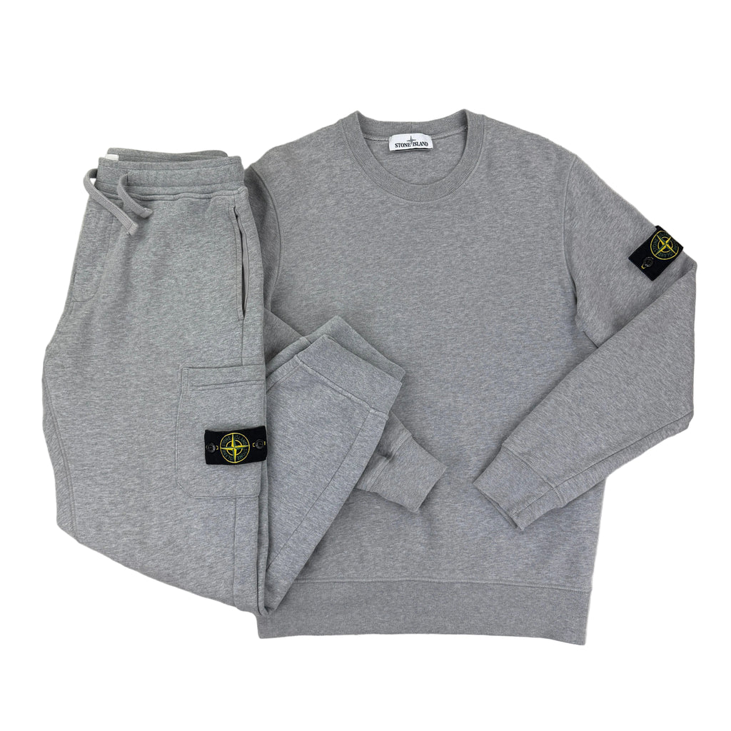Stone Island Men’s Grey Full Tracksuit - Medium