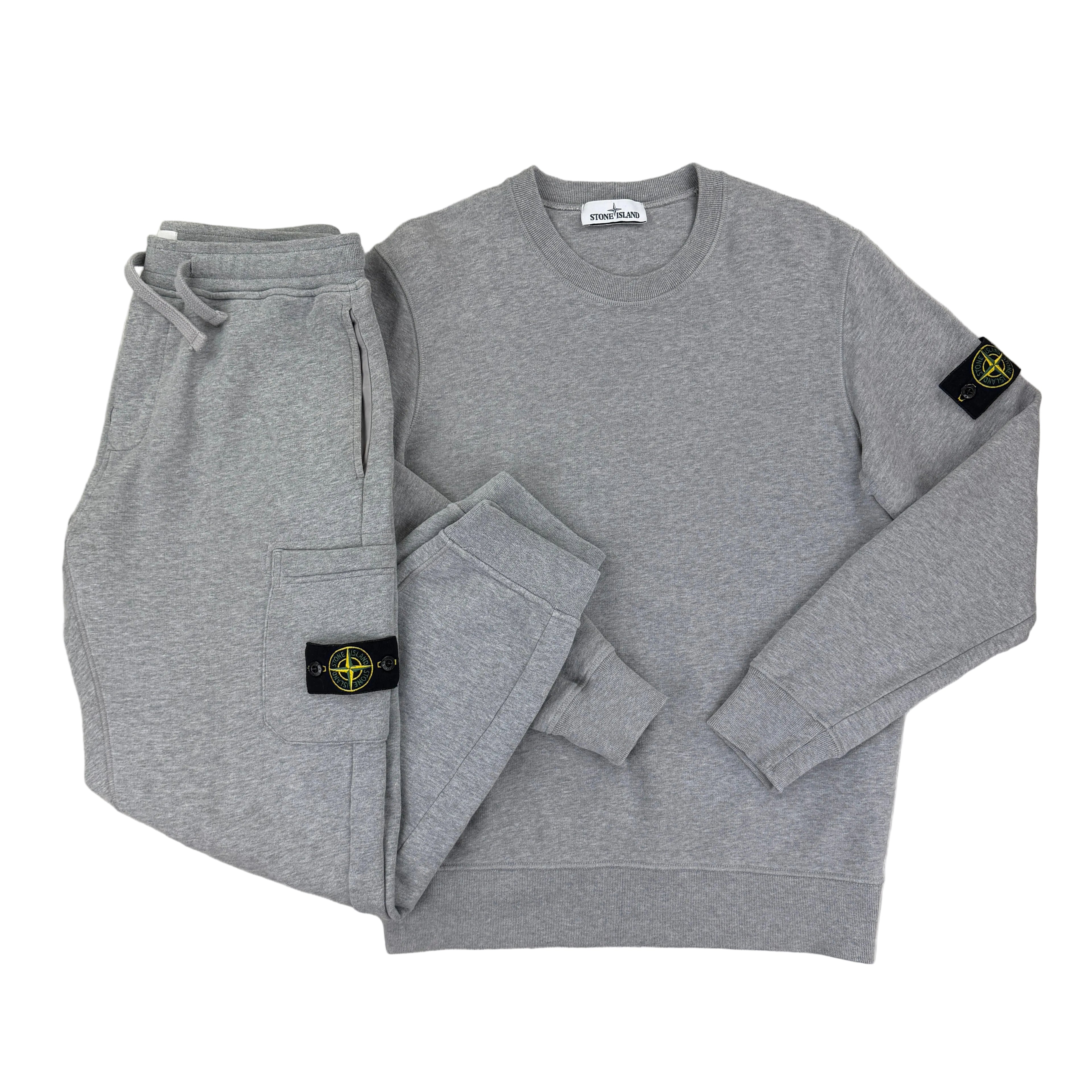 Stone Island Men’s Grey Full Tracksuit - Medium