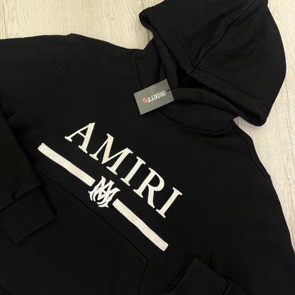 Amiri Men’s Black Pullover Hoodie - Medium
